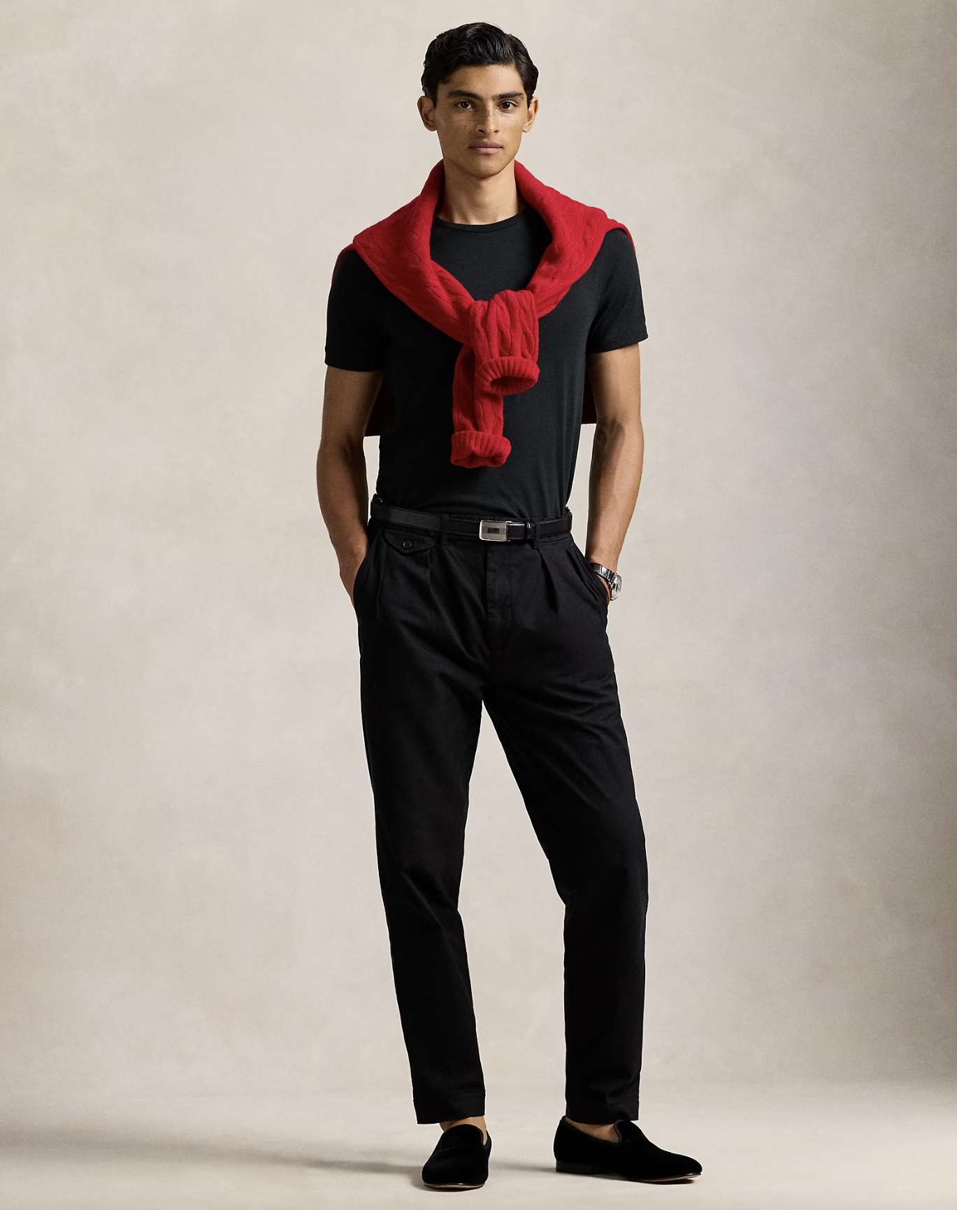 RALPH LAUREN Polo Ralph Lauren Maglietta in jersey Custom Slim-Fit — 7/8
