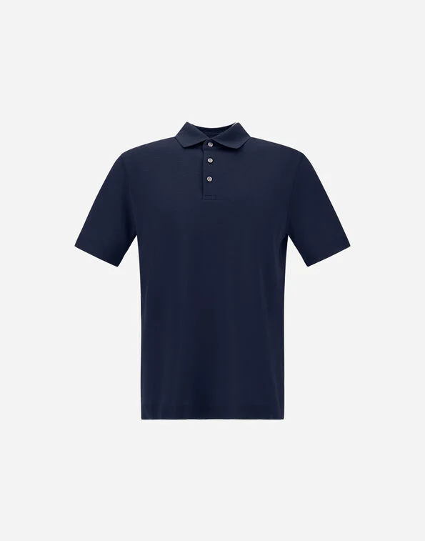 Herno Herno POLO MANICA CORTA CON BORDI CONTINUI — 3/4