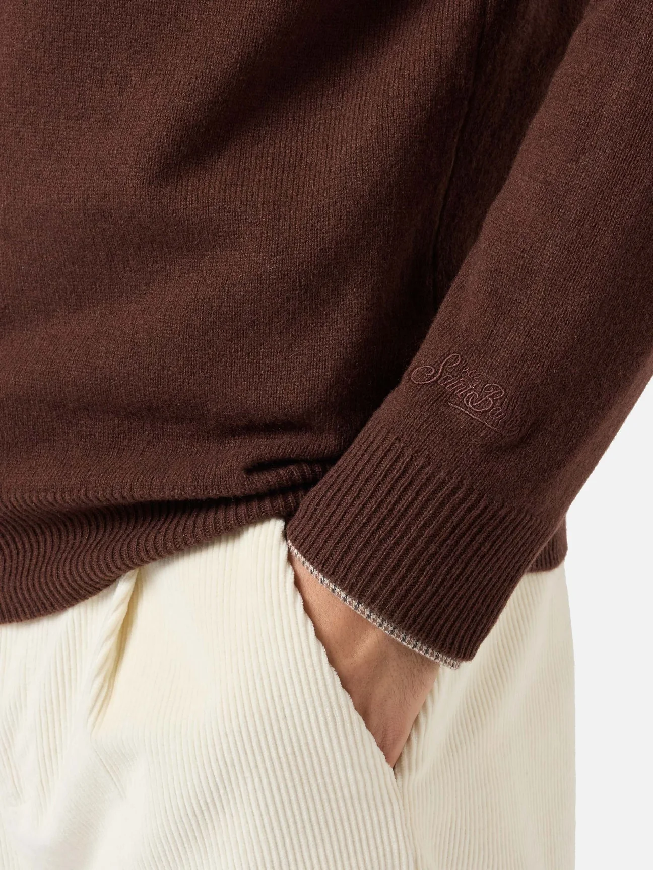 SAINT BARTH Saint Barth CREW NECK SWEATER — 3/4