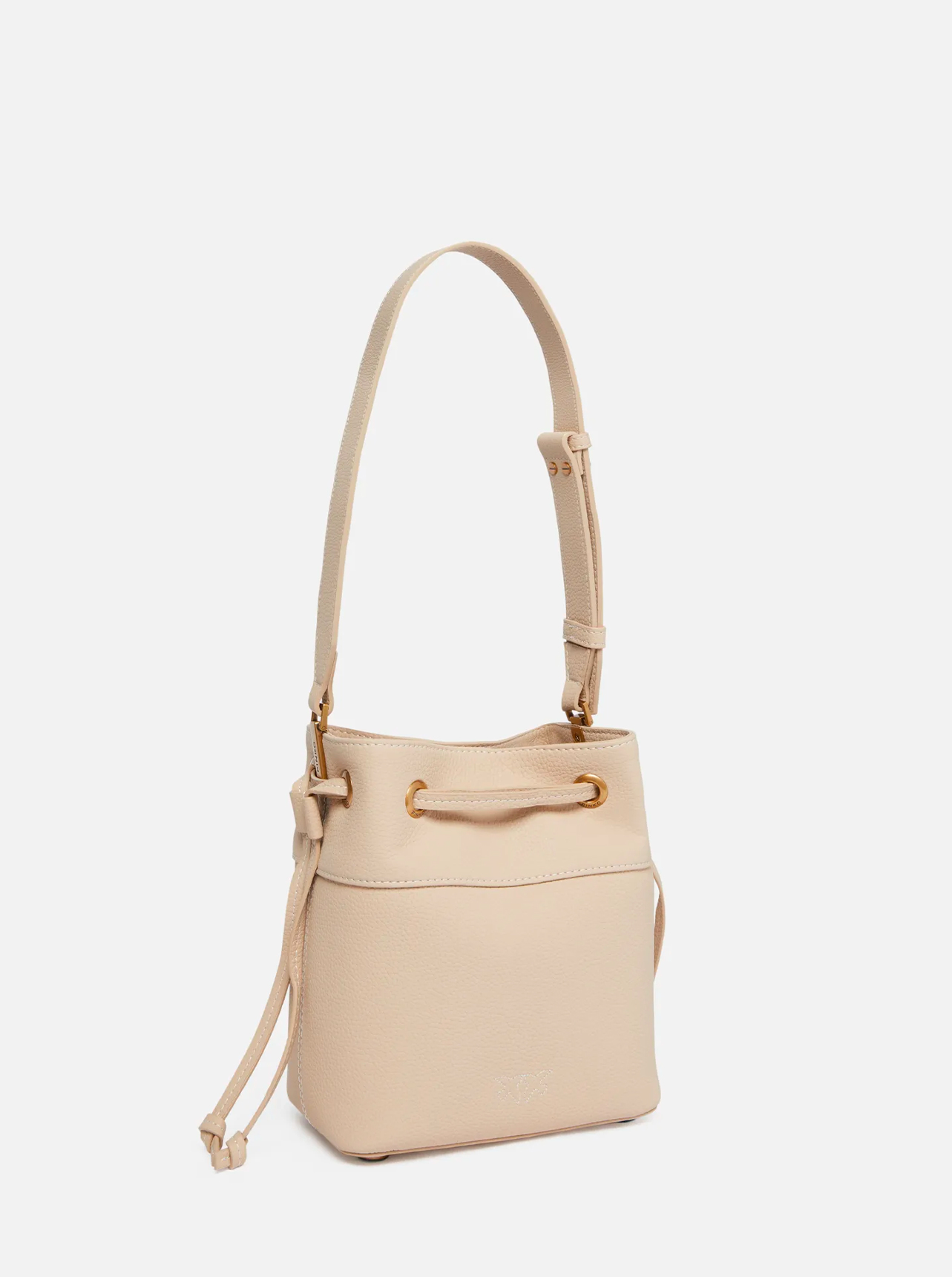 Pinko Pinko Secchiello a spalla piccolo in pelle — 3/4