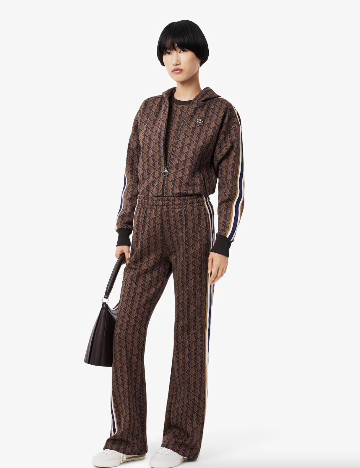 Lacoste Lacoste Pantaloni della tuta svasati con monogramma — 4/4