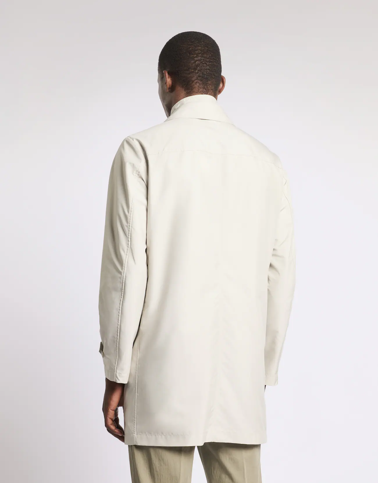 Fay Fay Morning Coat In Popeline Tecnico — 5/6