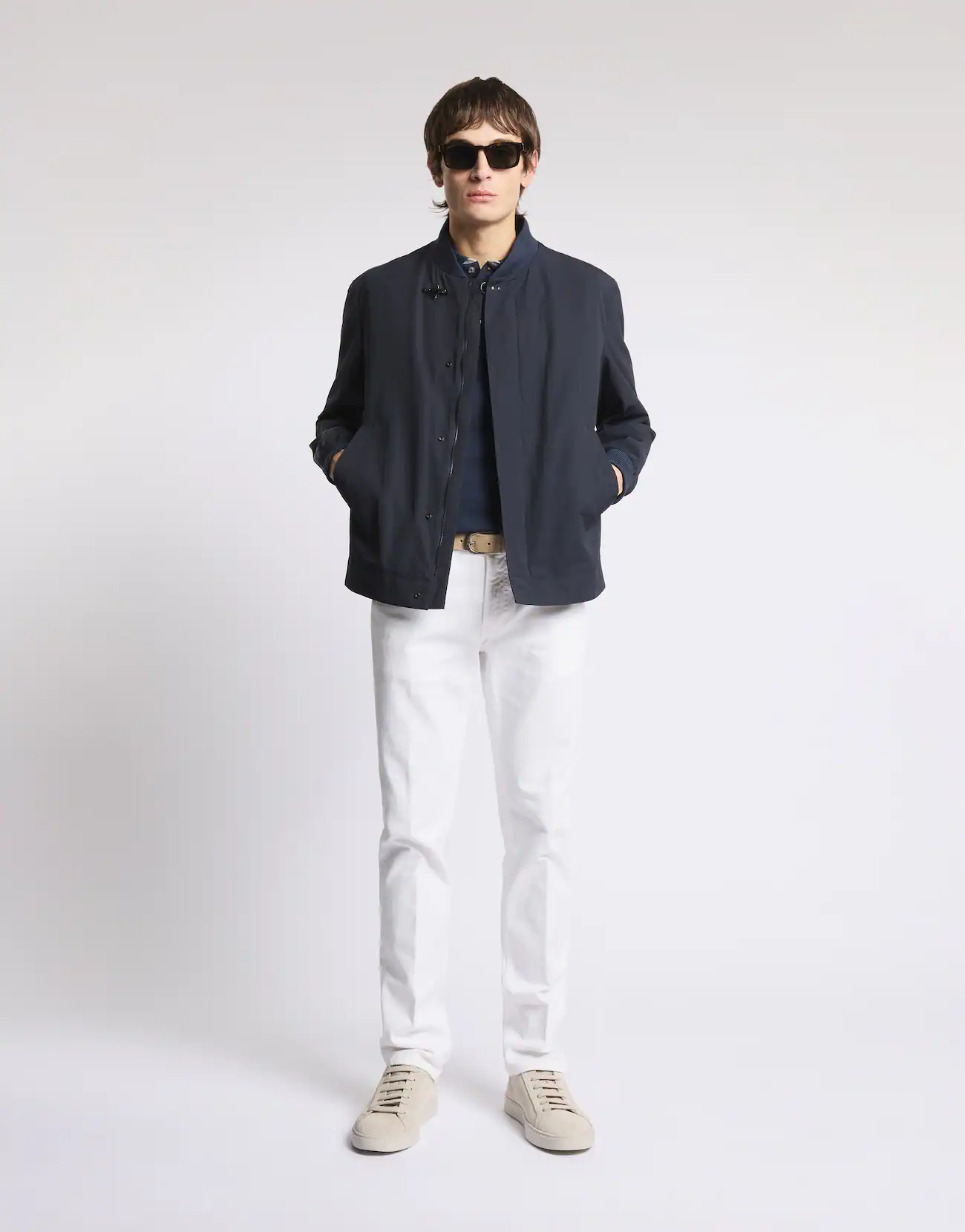 Fay Fay Bomber in Raso di Cotone — 1/6