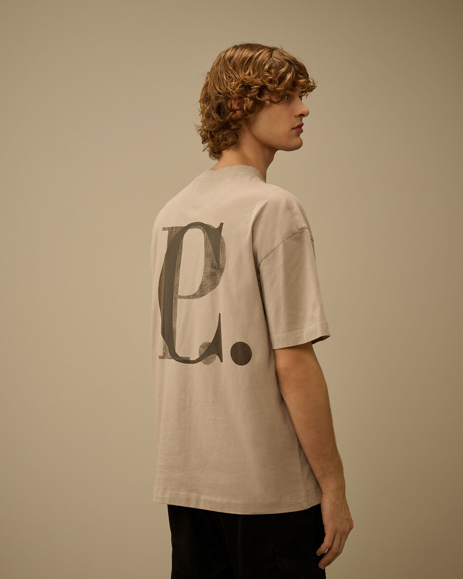 CP Company Cp Company 30/1 Jersey Short Sleeve Logo T-Shirt — 2/3