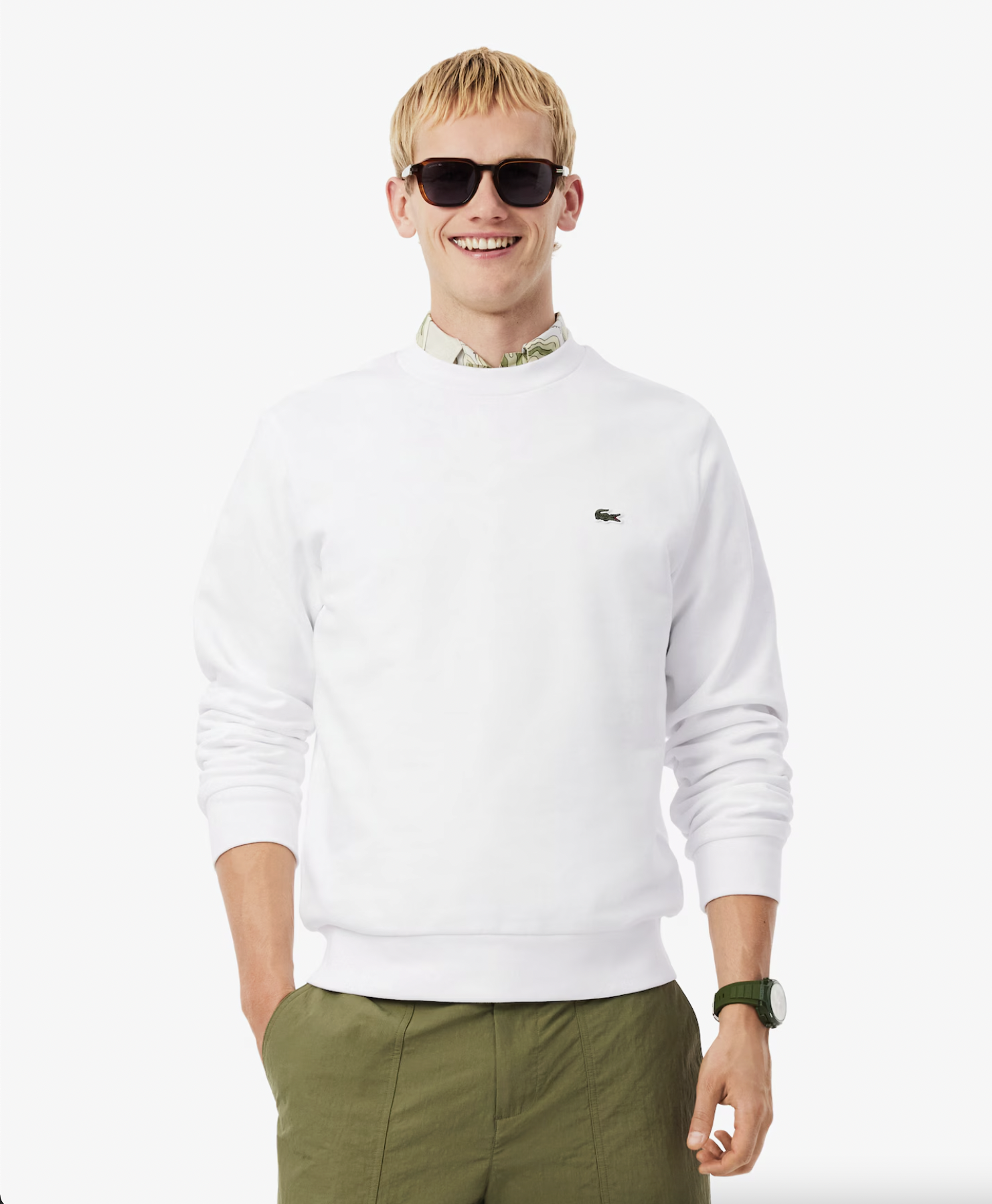 Lacoste Lacoste Felpa in tessuto felpato classic fit — 6/14