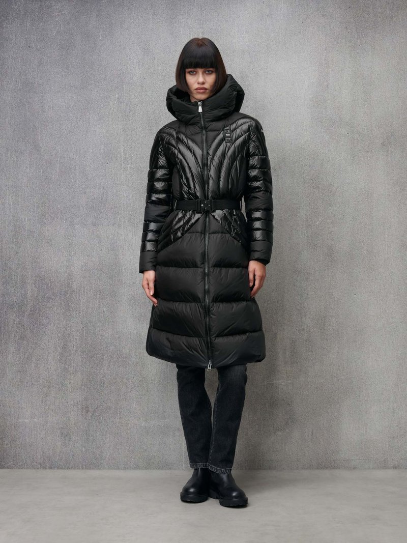 BLAUER Blauer PIUMINO LUNGO CON CINTURA QUINCY — 2/4
