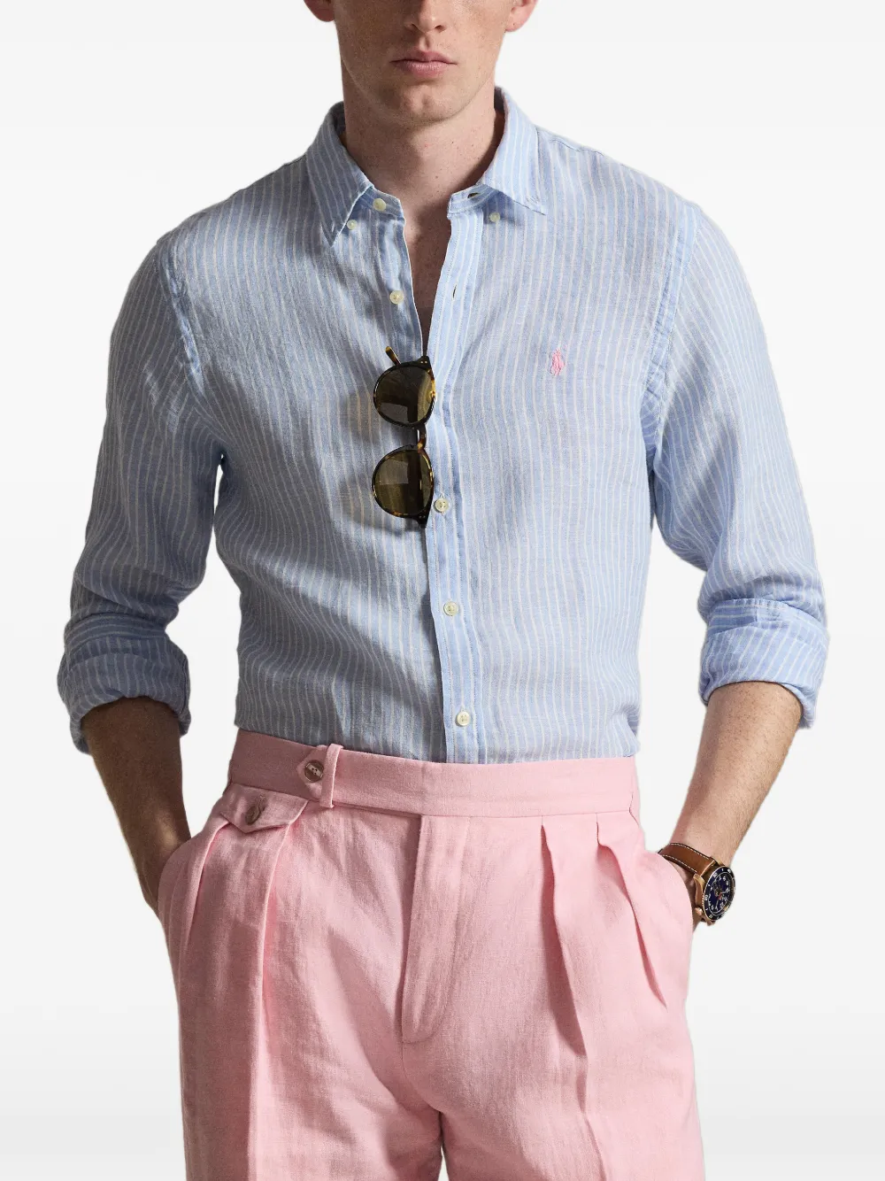 RALPH LAUREN Ralph Lauren WOVEN SPORT SHIRT — 3/5