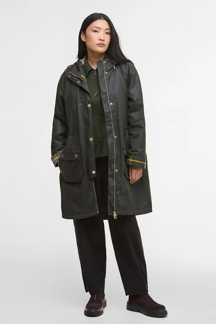 Barbour Barbour MARCY WAX PARKA — 4/10