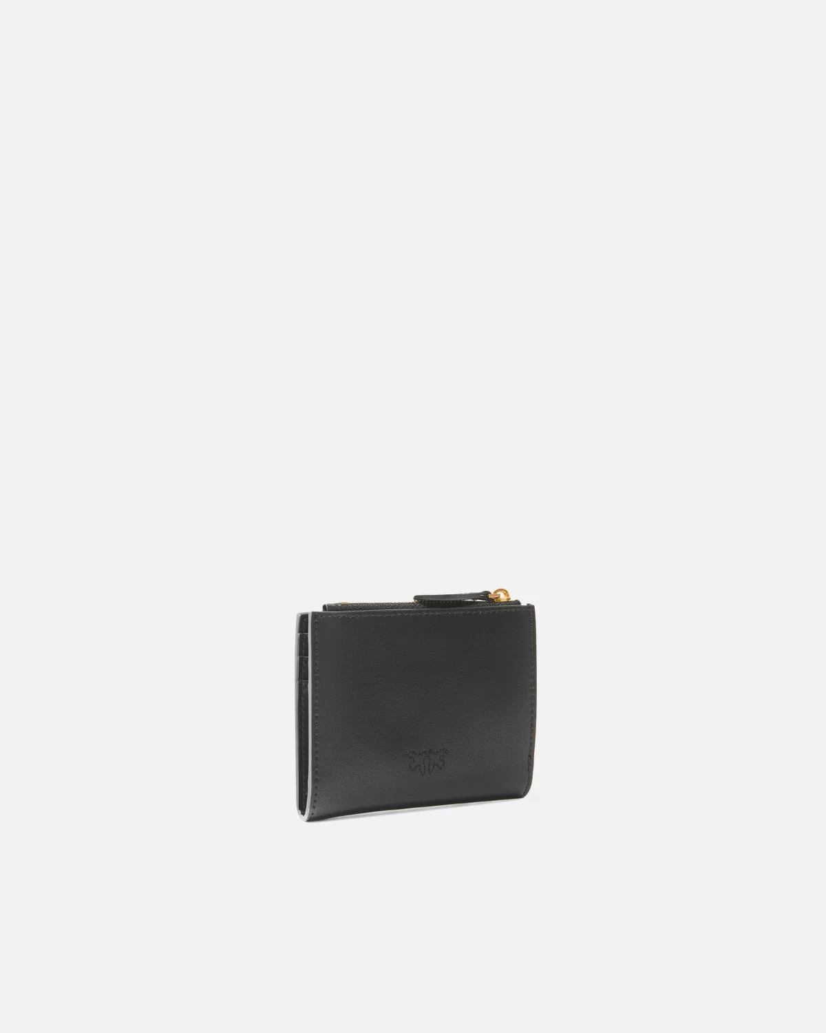 Pinko Pinko Portafoglio piccolo in pelle liscia con logo — 2/3