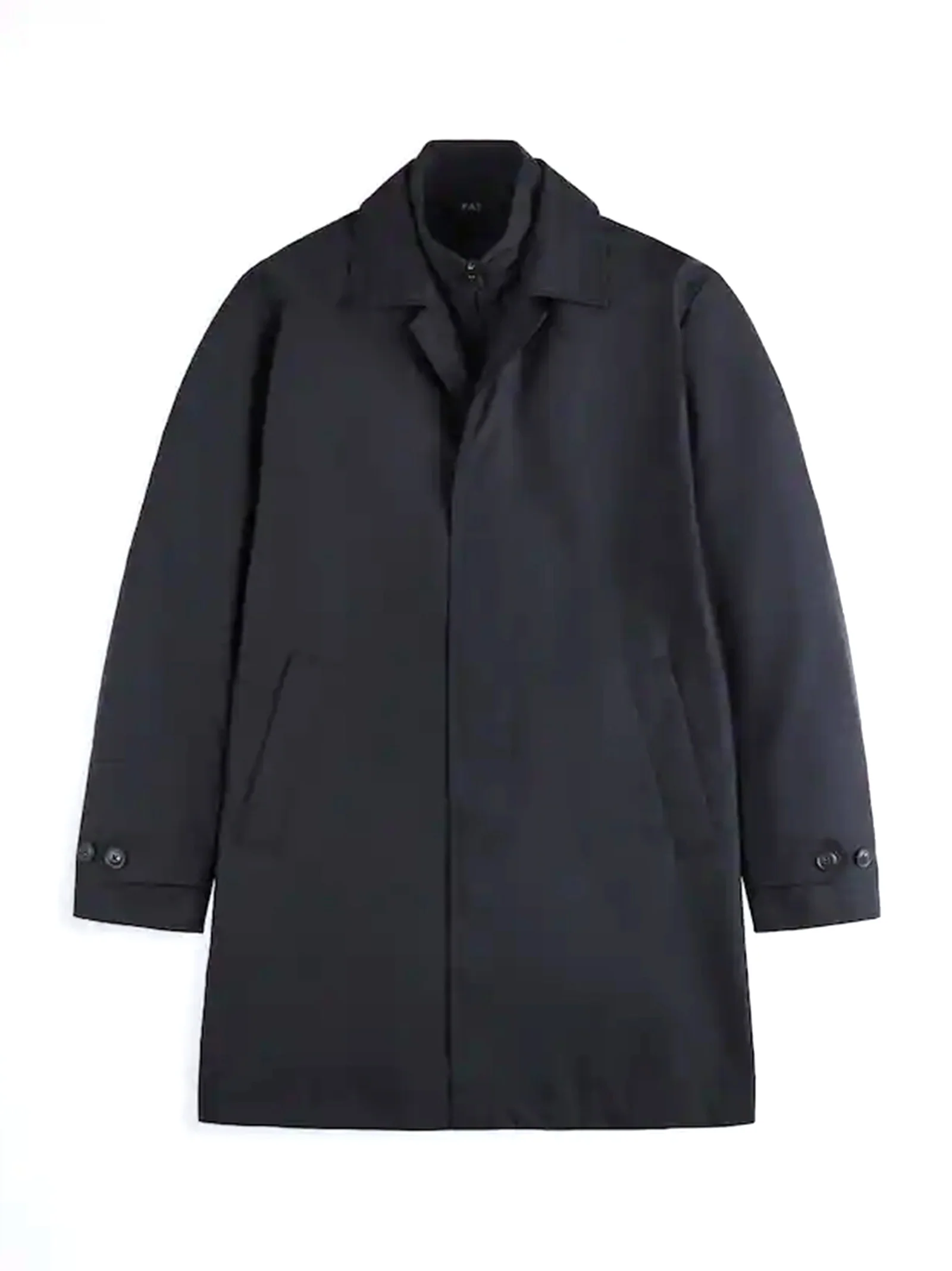 Fay Fay Morning Coat In Popeline Tecnico — 3/6