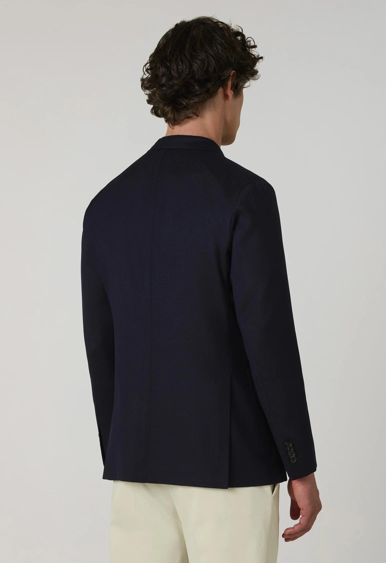 Boglioli Boglioli K-Jacket doppiopetto in lana leggera — 3/4