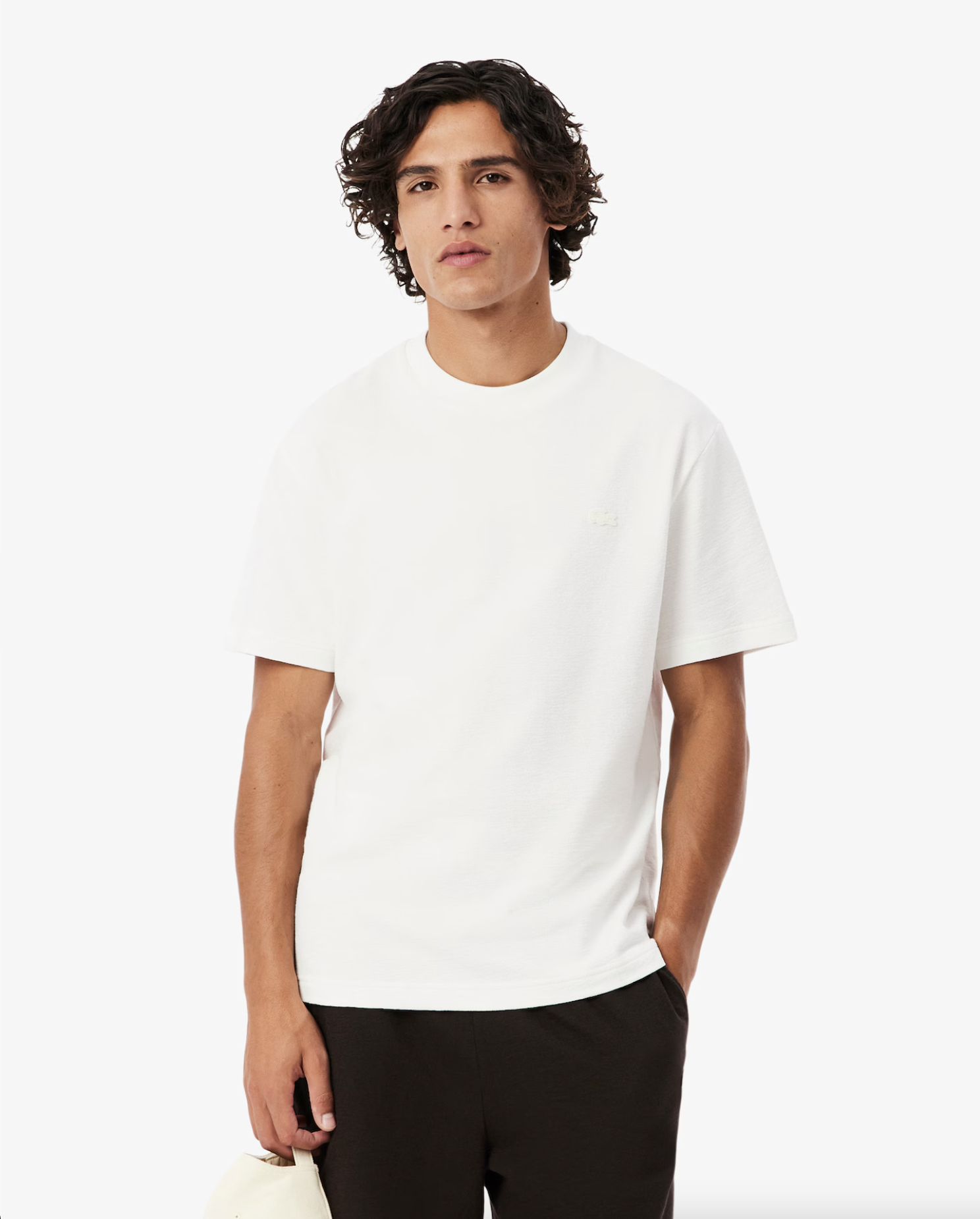 Lacoste Lacoste T-shirt in jersey testurizzata — 2/6