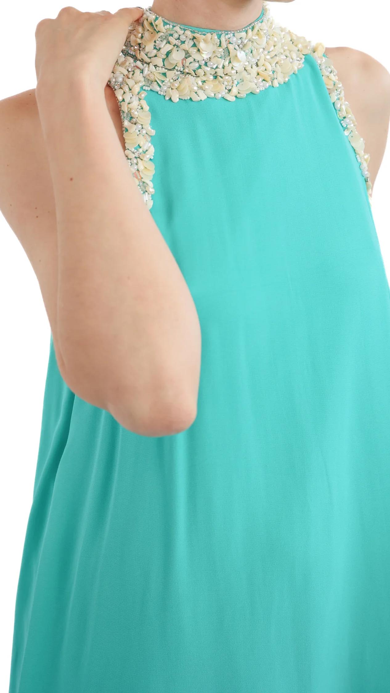 MIRIAM STELLA Miriam Stella SOLID COLOR MINI DRESS — 2/3