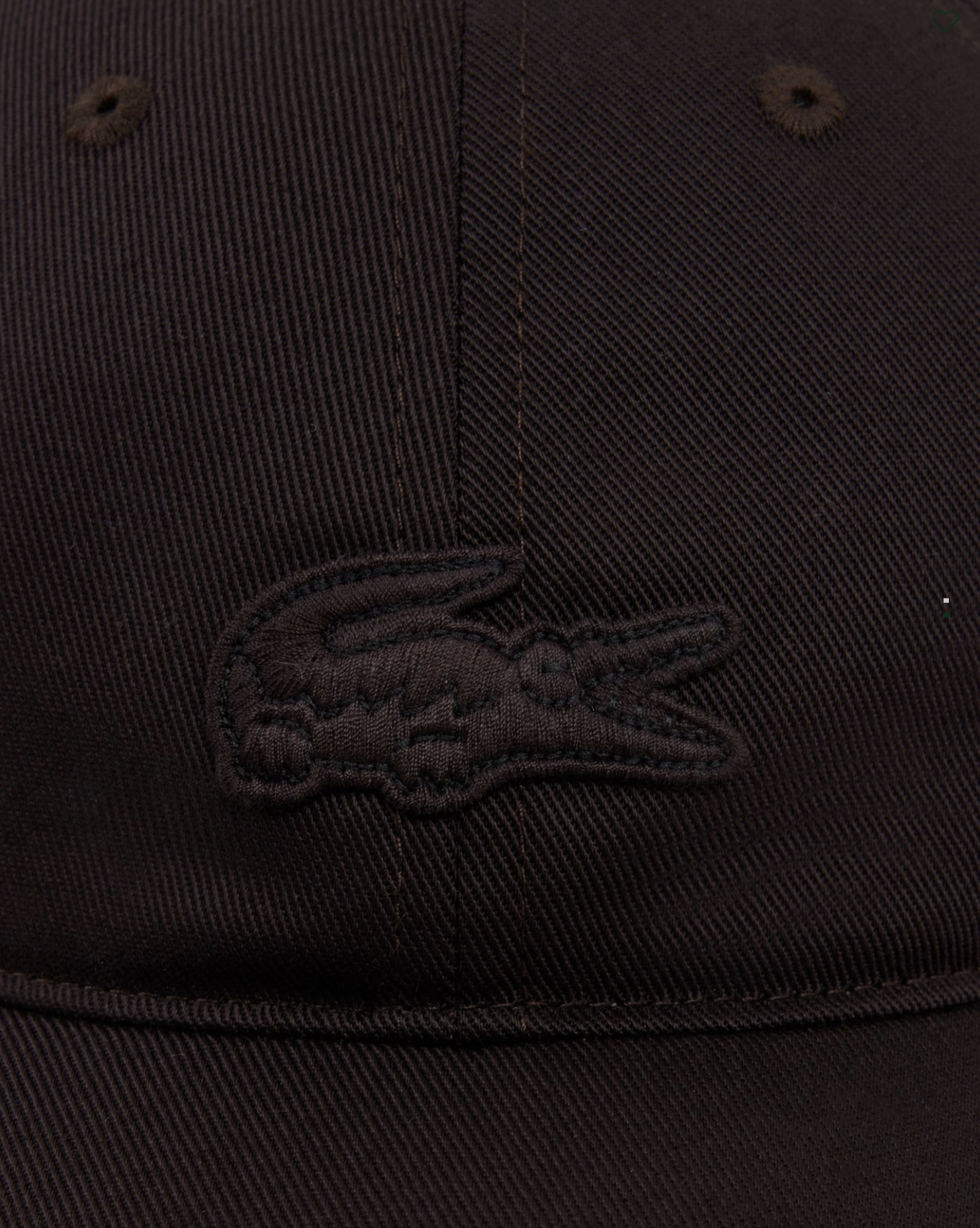 Lacoste Lacoste Cappellino in twill di cotone con stemma — 6/6