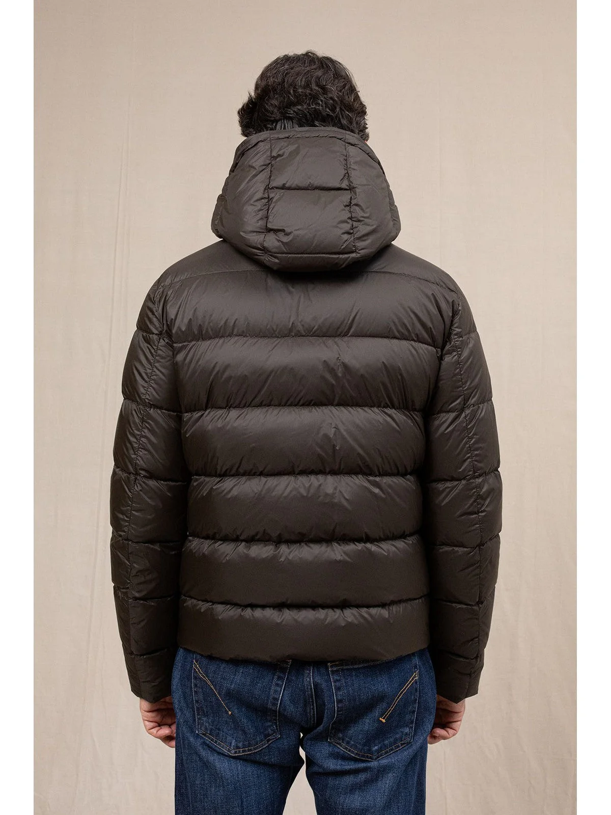 Fay Fay Piumino Double Front in Popeline Calandrato — 3/9