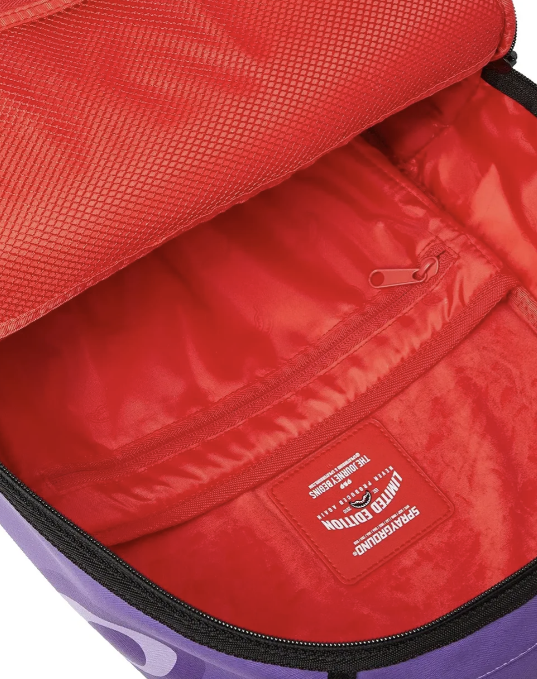 SPRAYGROUND Sprayground PURPLE SHARK CENTRAL DLXVS BACKPACK — 4/4