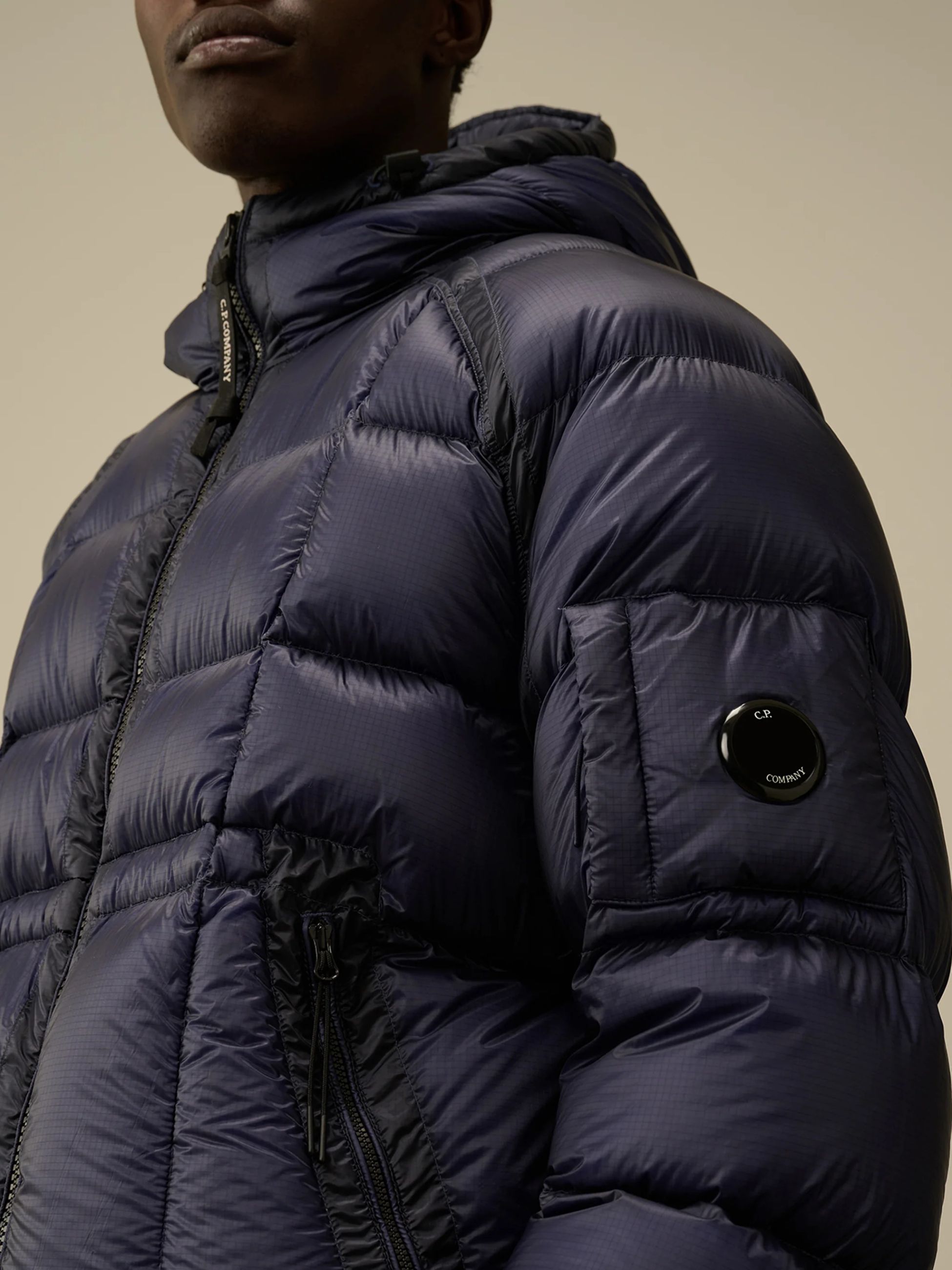 C.P. COMPANY C.p. Company shell hooded medium down Jacket — 2/4