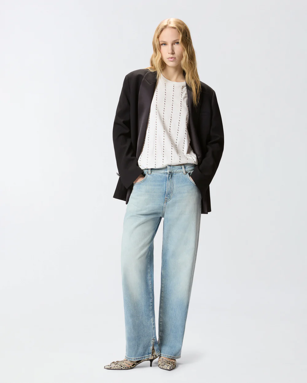 Pinko Pinko Jeans loose fit con spacchetti — 2/4