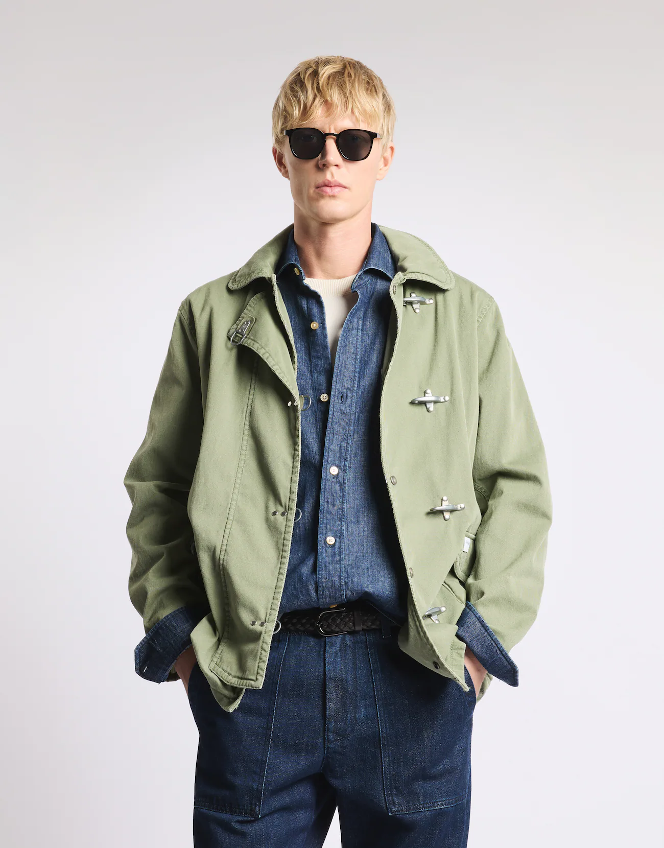 Fay Fay 4 Ganci in Twill di Cotone — 1/4