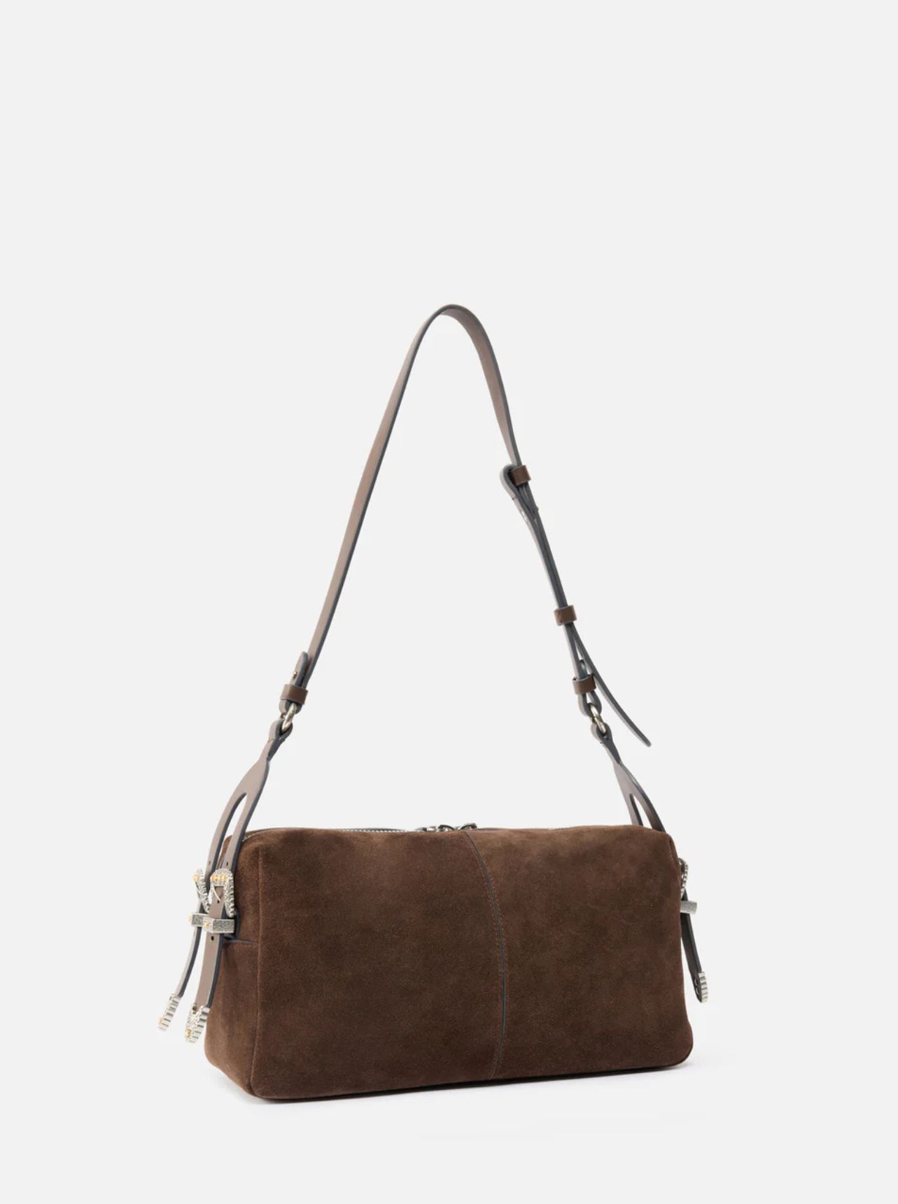 Pinko Pinko Borsa a spalla media Keeper Bag in suede — 4/4