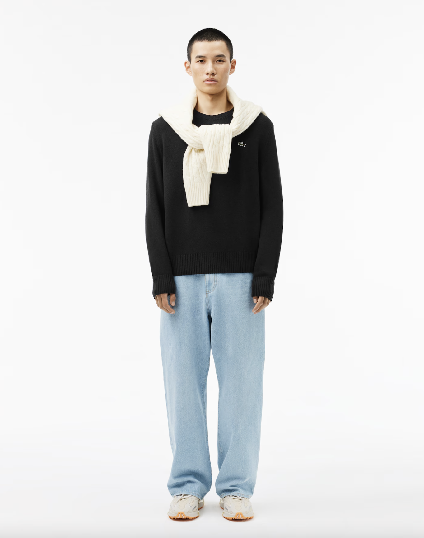 Lacoste Lacoste MAGLIONE GIROCOLLO LANA CARDATA — 2/4