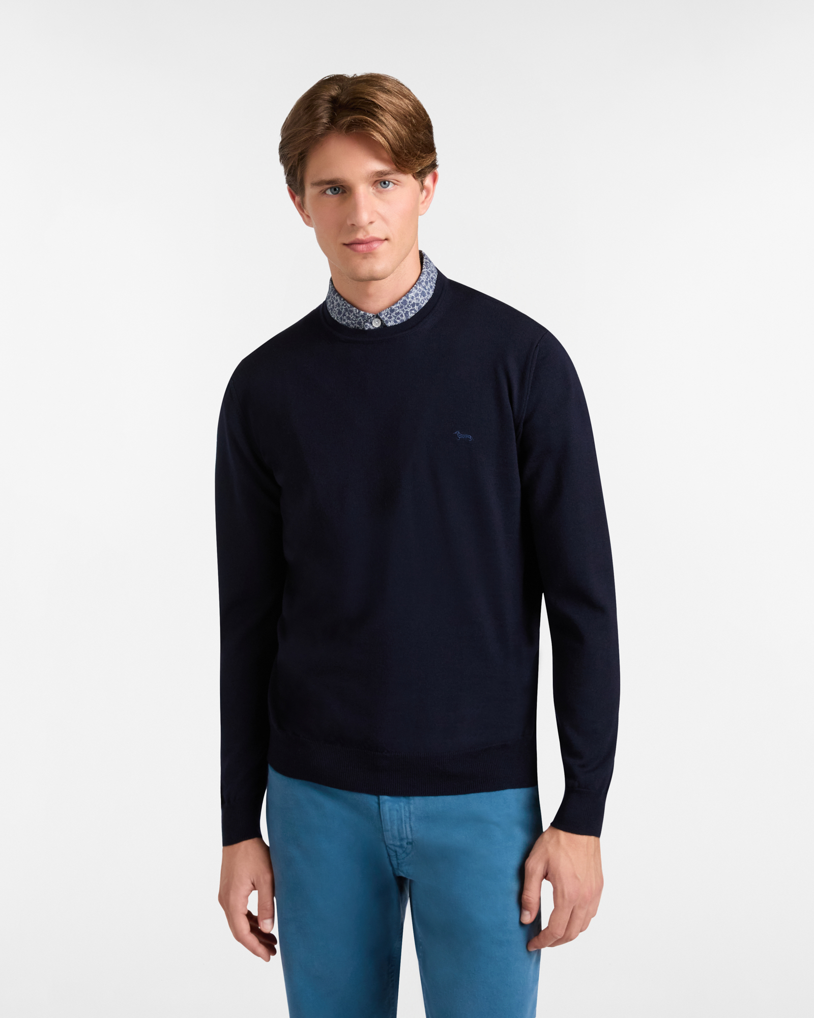 HARMONT& BLAINE Harmont& Blaine Pullover Girocollo In Lana Merino — 3/3