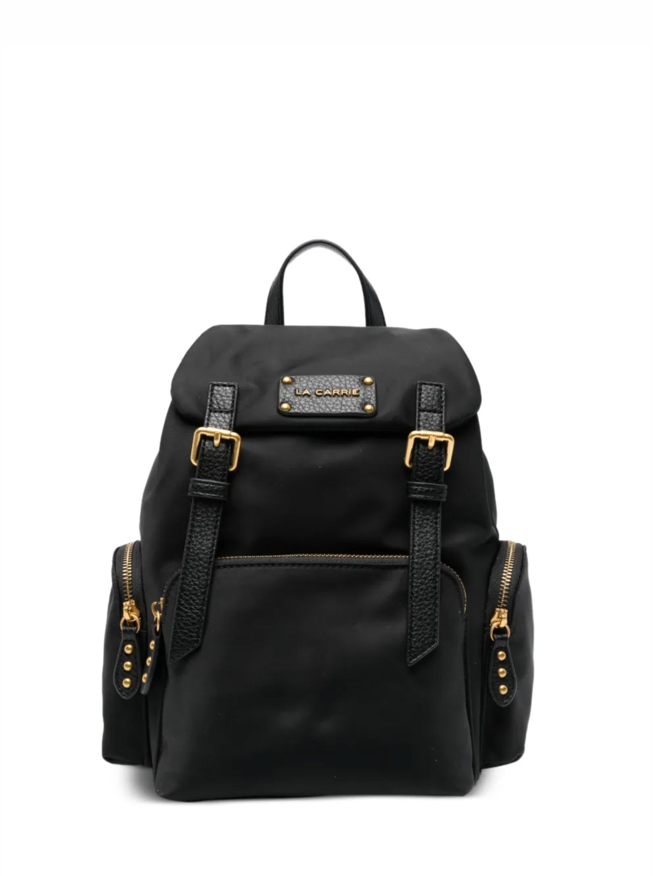 La Carrie Buckle flap backpack