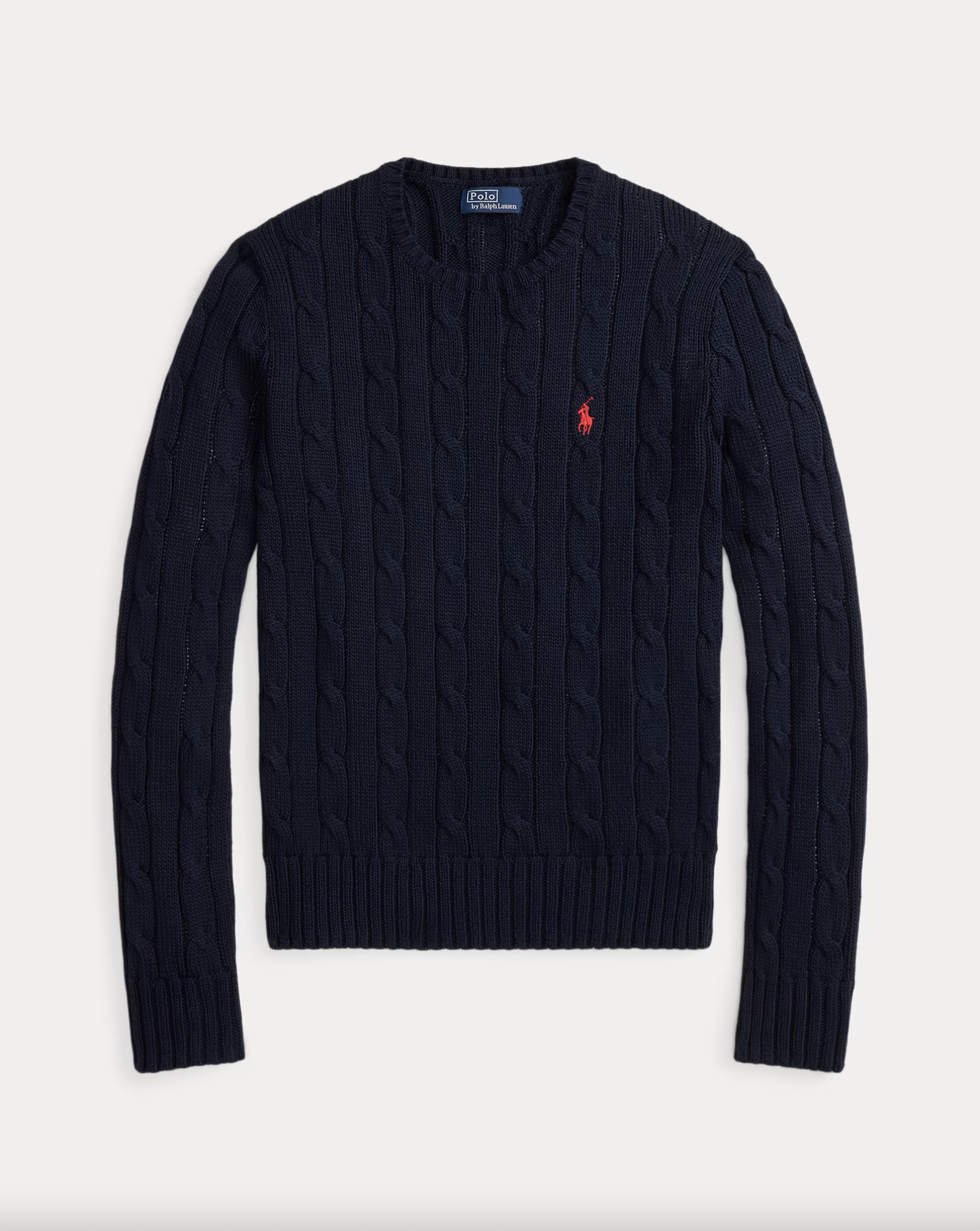 RALPH LAUREN Ralph Lauren Maglia a girocollo in cotone a trecce — 2/4