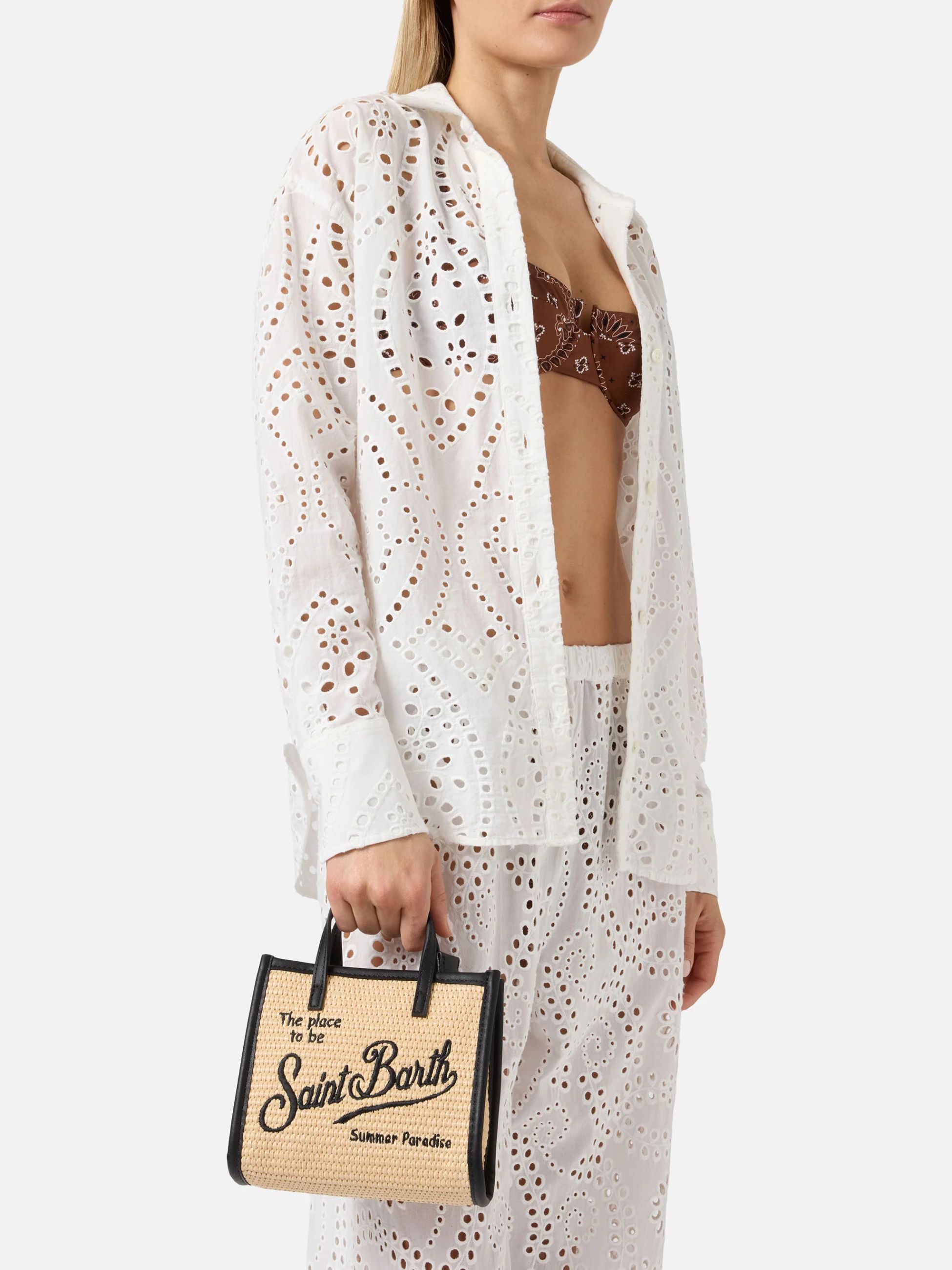SAINT BARTH Saint Barth VIVIAN MINI STRAW — 2/4