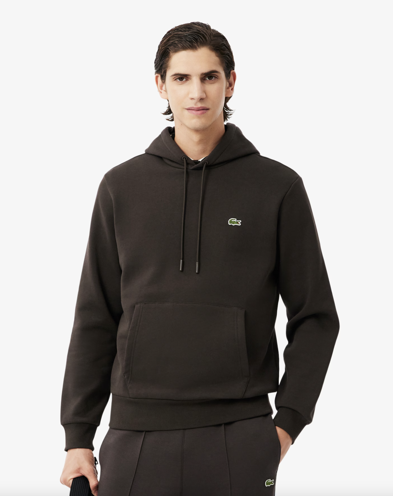 Lacoste Lacoste FELPA CON CAPPUCCIO IN PILE — 4/4