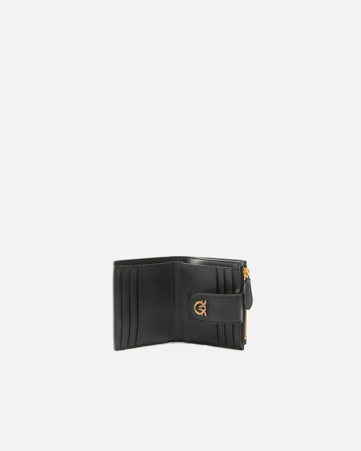 Pinko Portafoglio piccolo in pelle liscia con logo