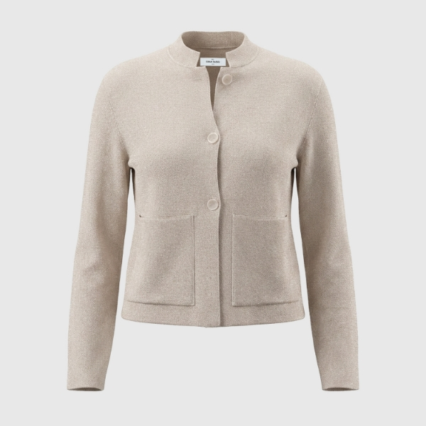 Gran Sasso Gran Sasso Giacca in maglia tasche a toppe — 3/3