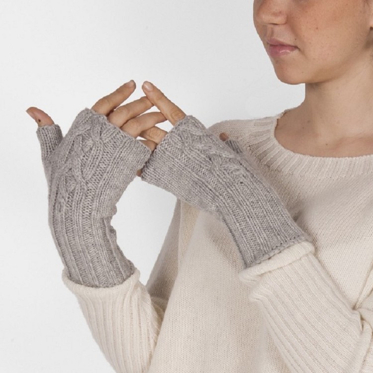 Riviera Cashmere MANICOTTO TRECCIA