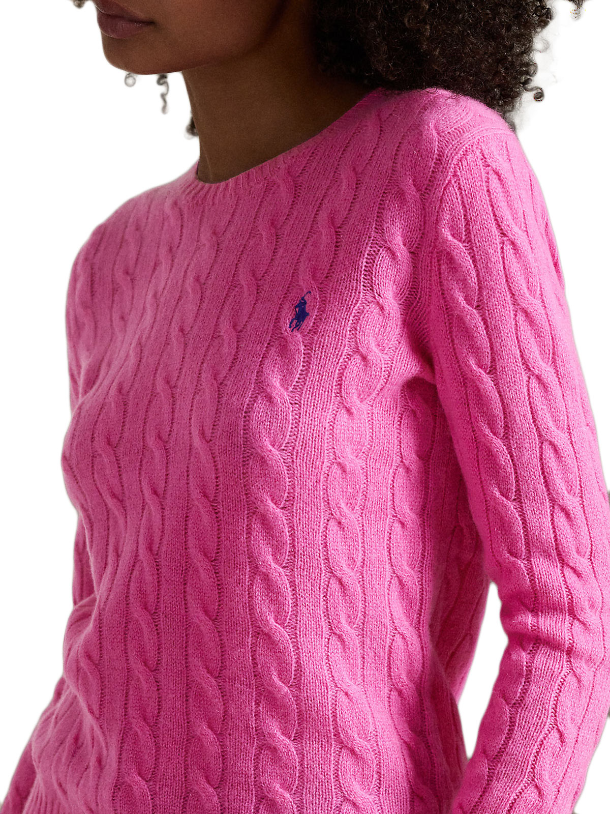 RALPH LAUREN Ralph Lauren Maglia a girocollo in cotone a trecce — 7/11