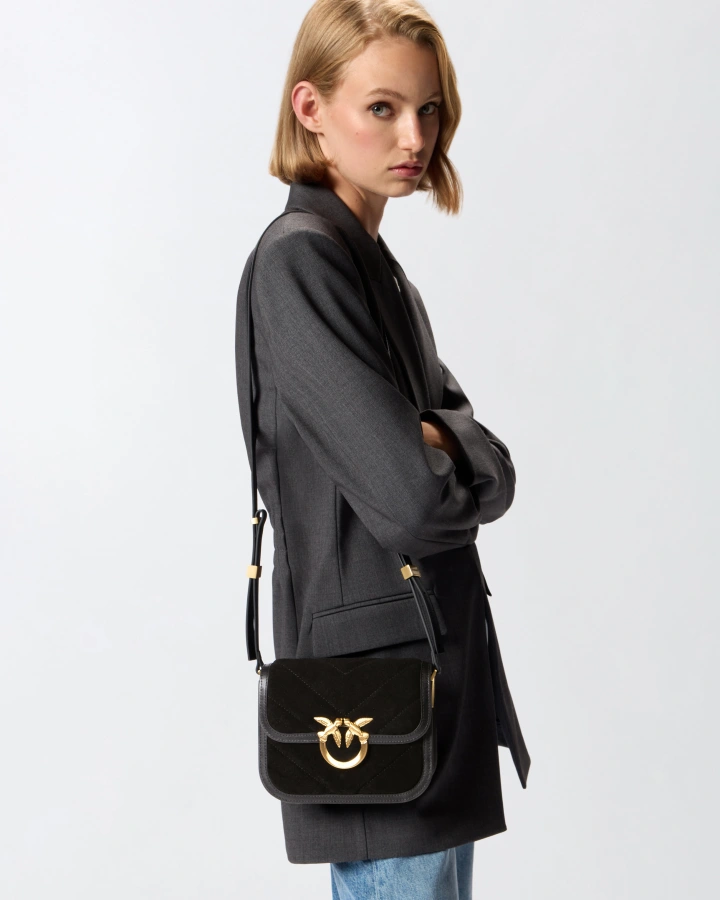 Pinko Pinko LOVE BOX BAG MINI SUEDE — 4/4