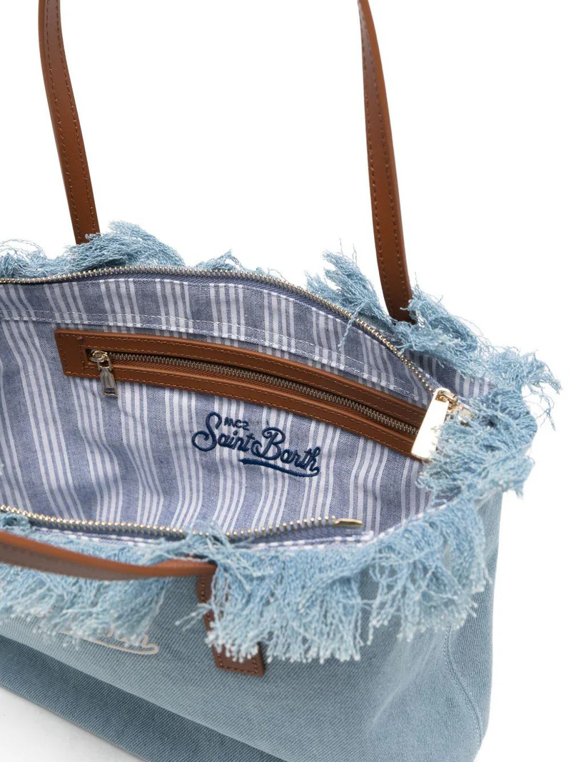 SAINT BARTH Saint Barth CITY BAG MID FRINGE — 7/15