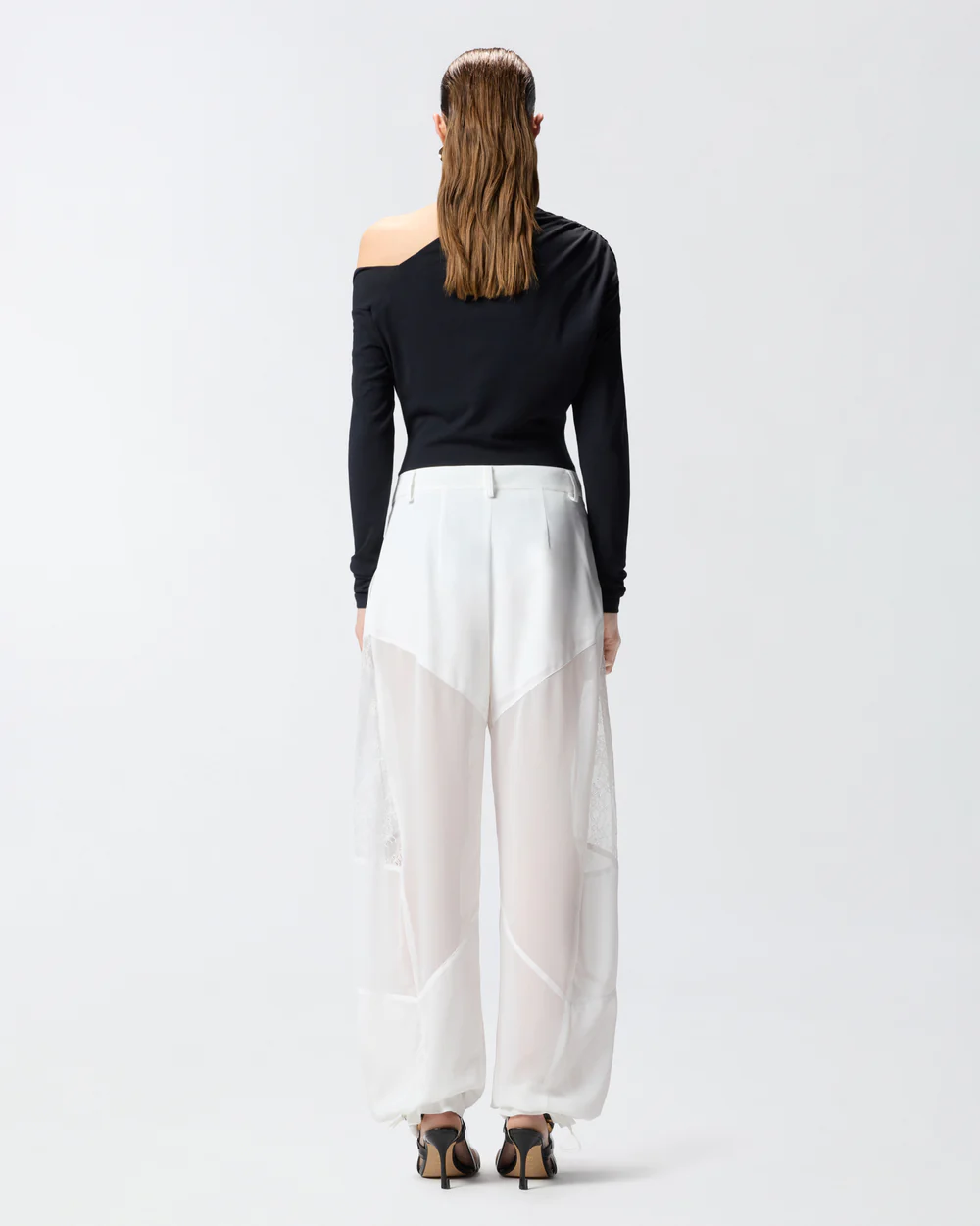 Pinko Pinko Pantaloni con dettagli in pizzo — 2/4