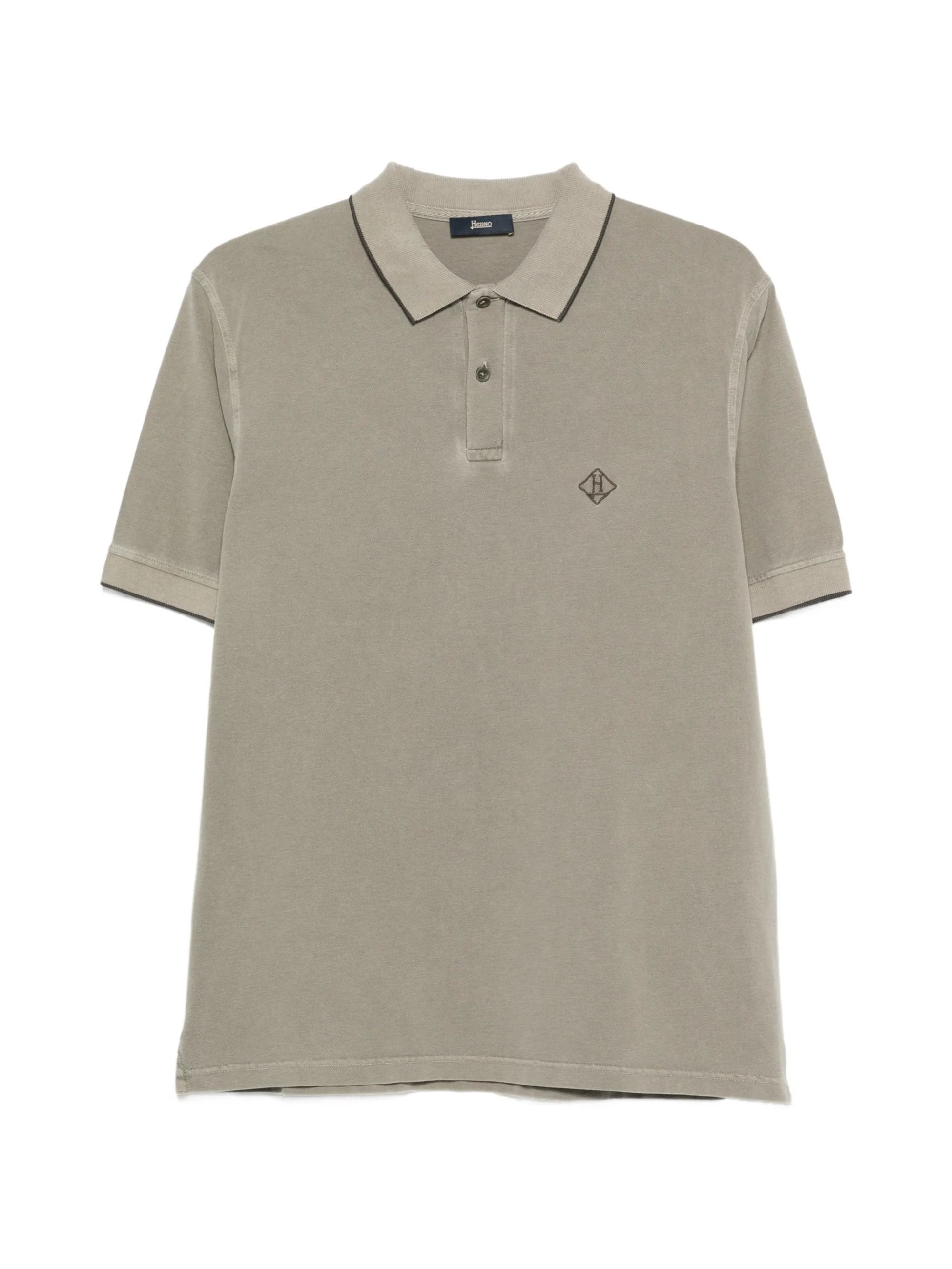 Herno Herno POLO IN PIQUET PIGMENT DYE — 4/4