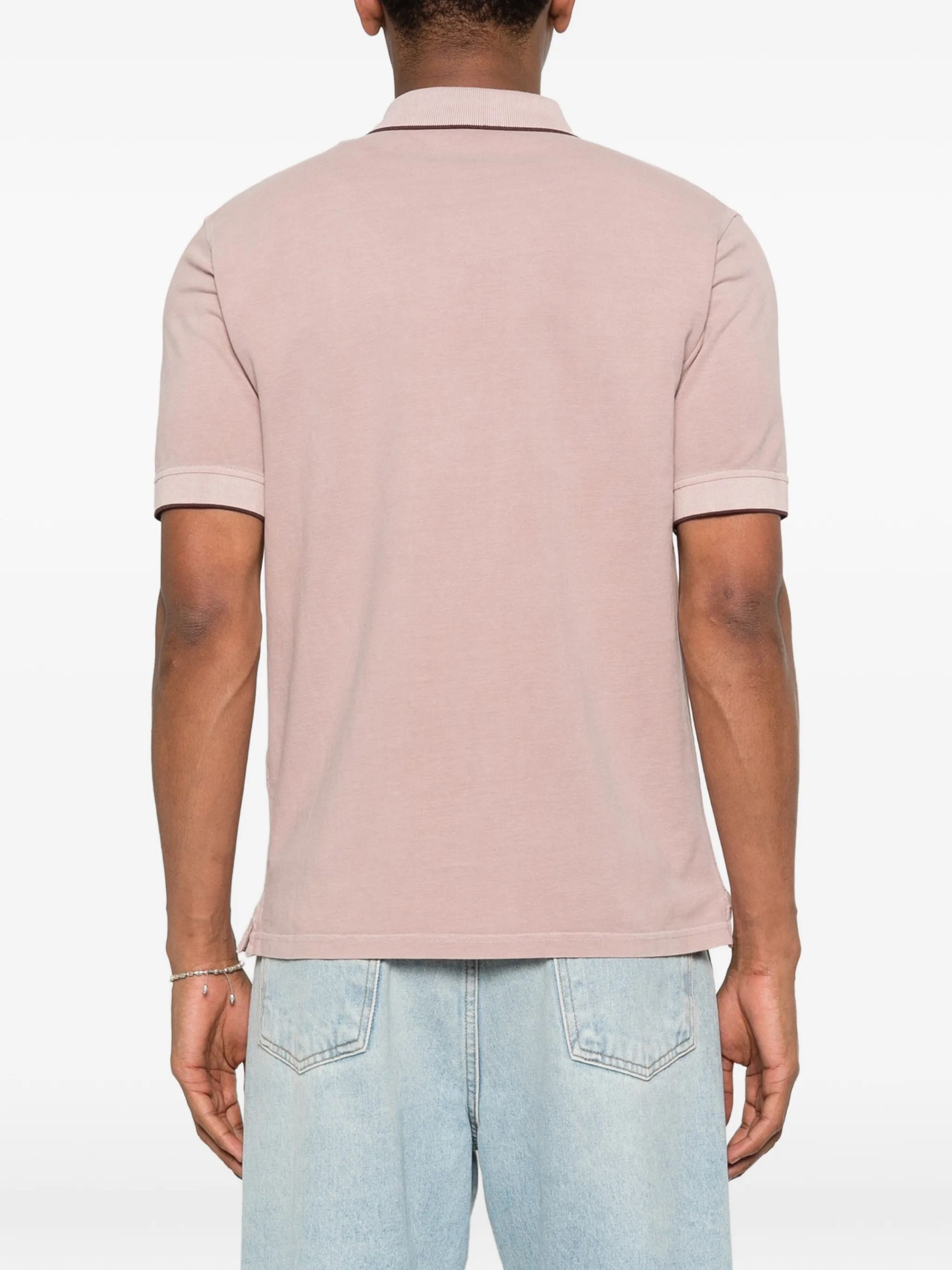Herno Herno POLO IN PIQUET PIGMENT DYE — 3/4