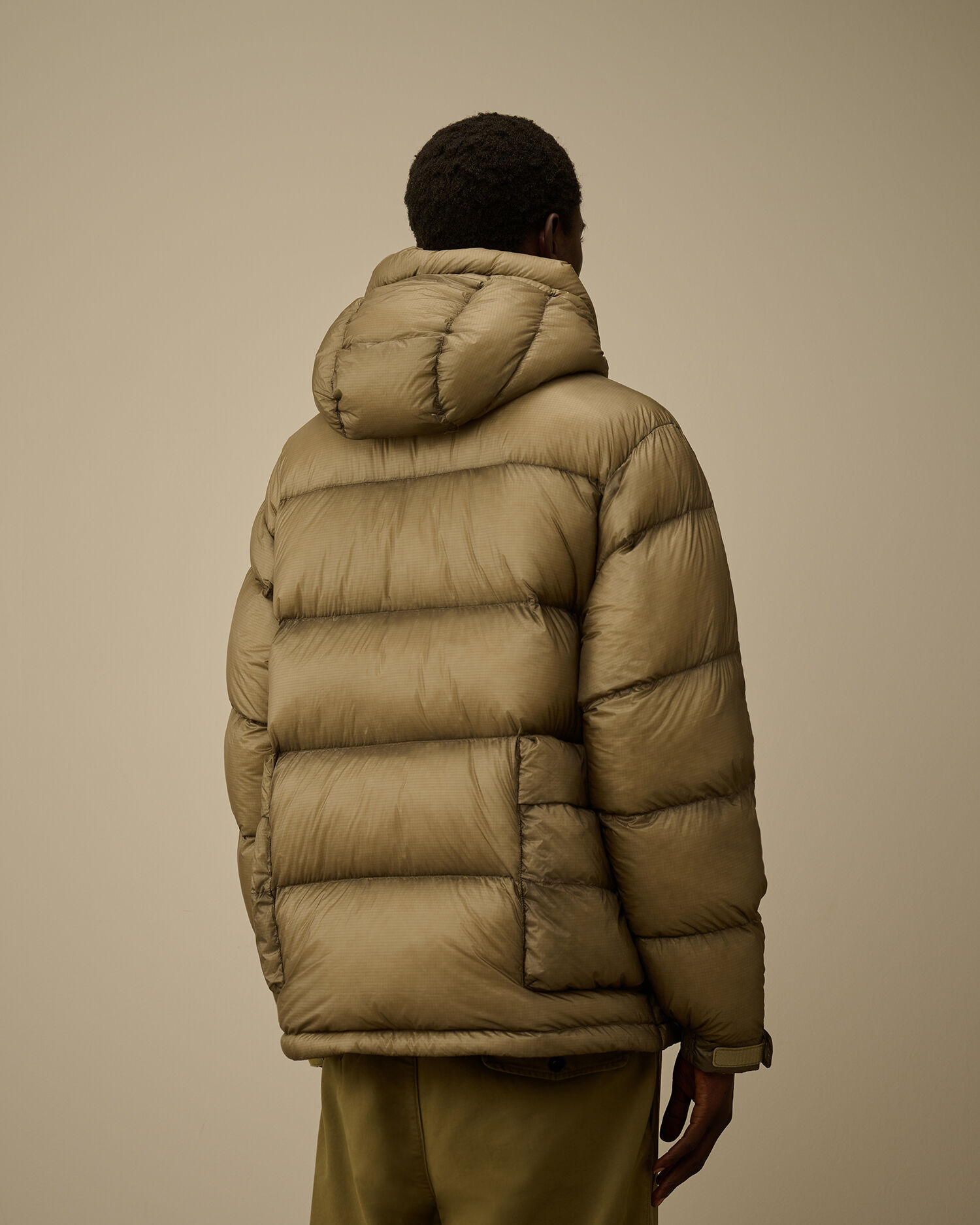 CP Company Cp Company D.D. Shell Detachable Hood Down Jacket — 3/4