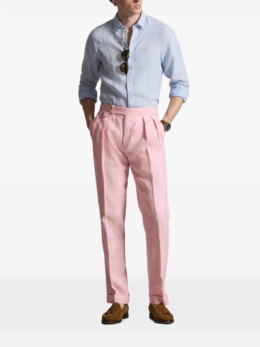 RALPH LAUREN Ralph Lauren WOVEN SPORT SHIRT — 4/5