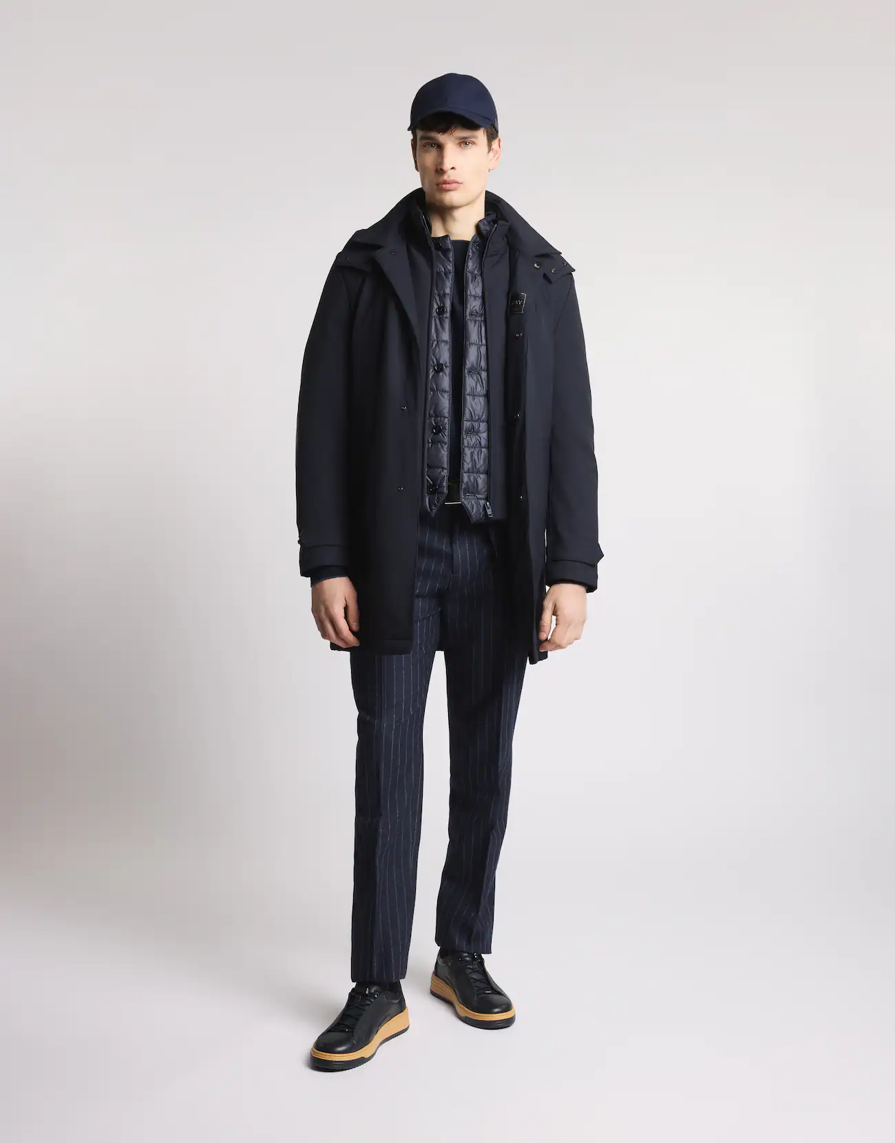 Fay Fay Morning Coat Travel in Jersey Stretch — 4/7