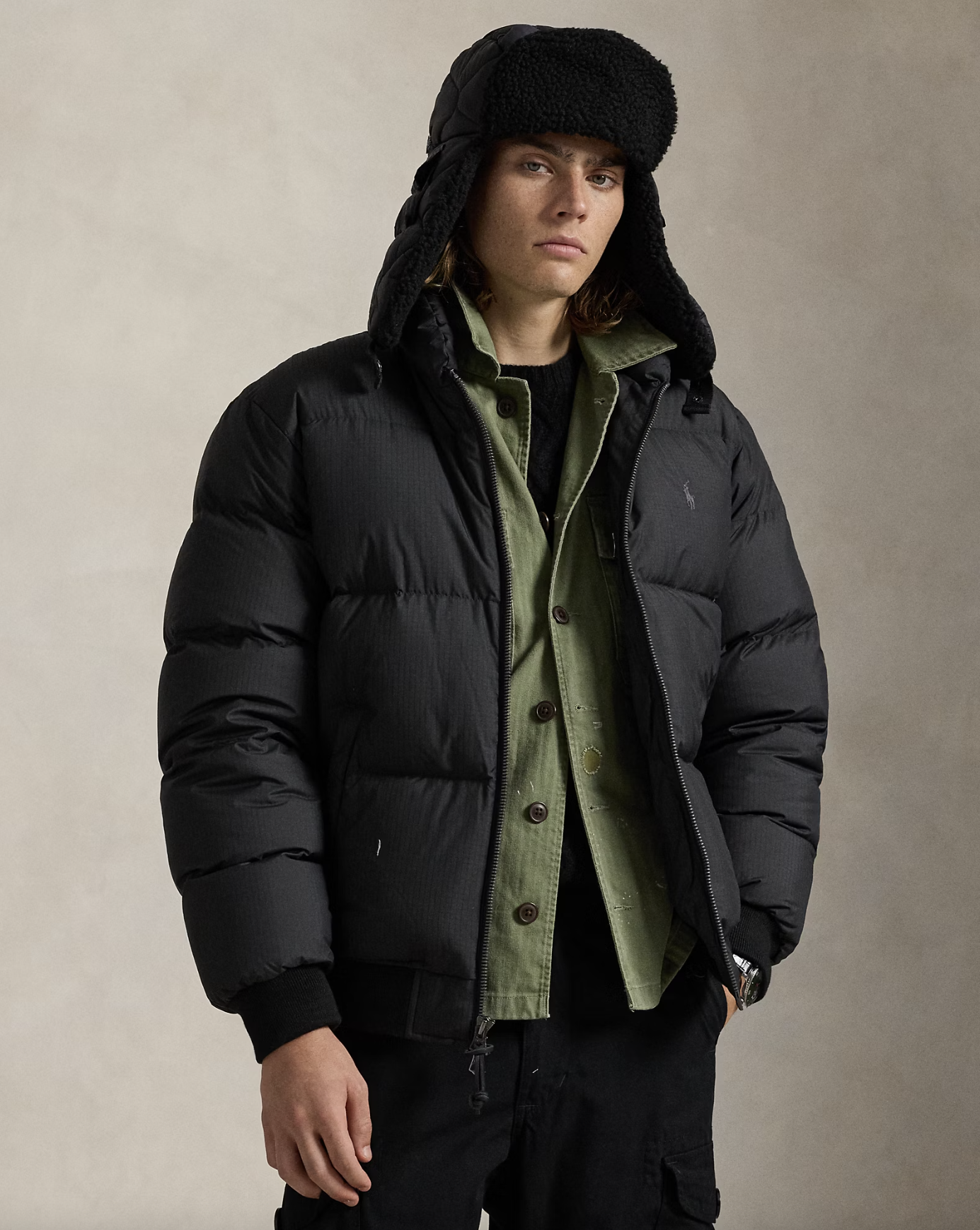 Polo Ralph Lauren Giacca Wyoming in piumino e ripstop