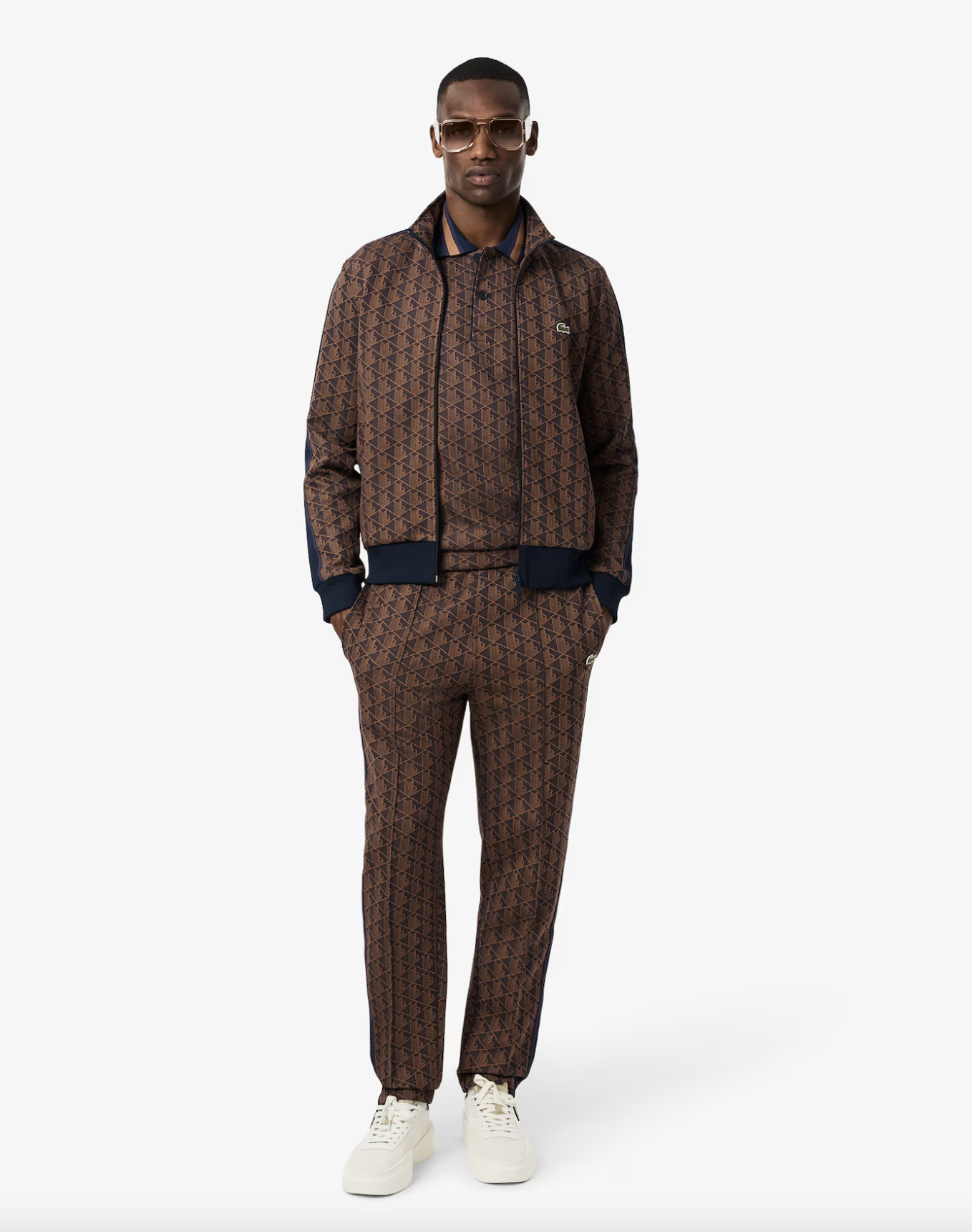 Lacoste Lacoste Pantaloni della tuta in con monogramma Paris — 2/4