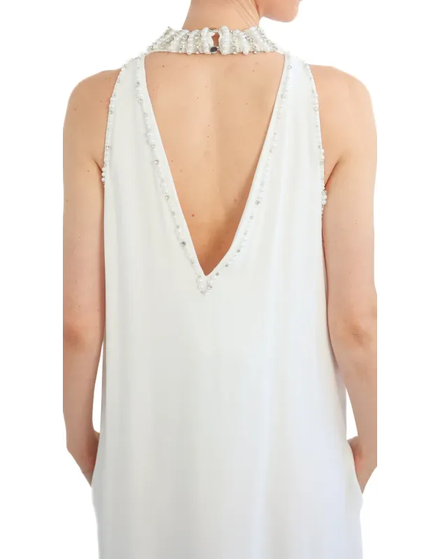 MIRIAM STELLA Miriam Stella SOLID COLOR LONG DRESS — 6/6