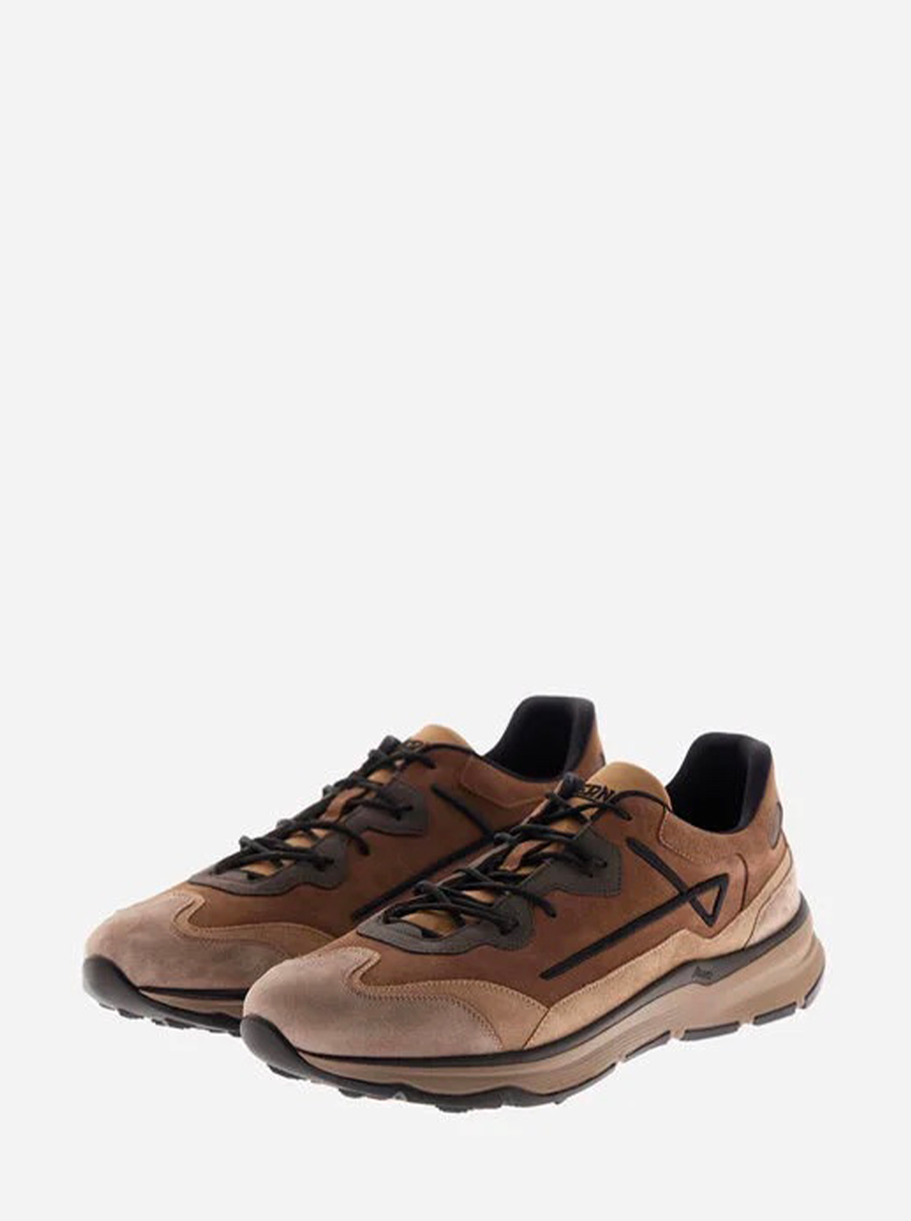 Herno Herno SNEAKER RUNNING IN MULTICOLOR SUEDE — 2/3