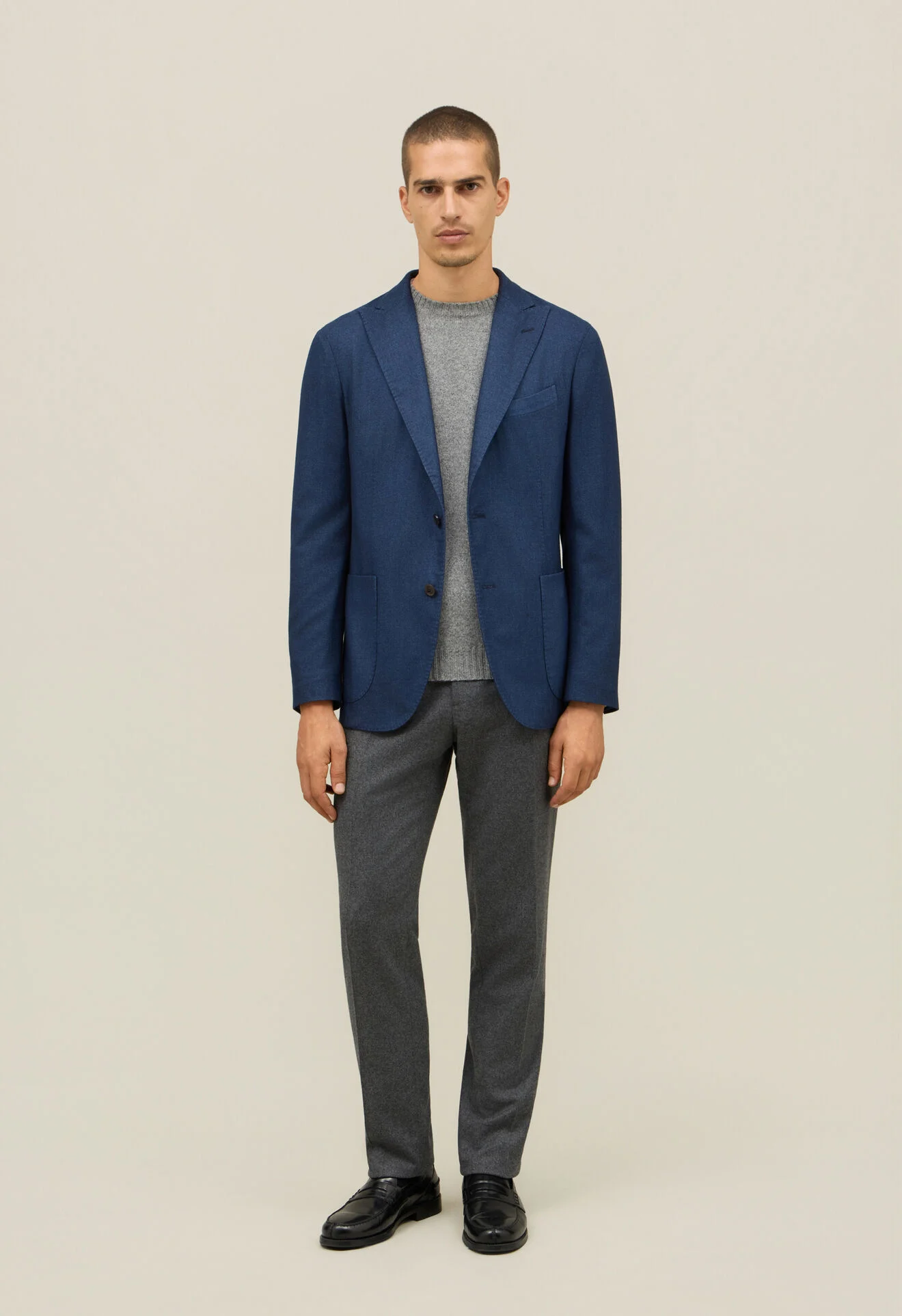 Boglioli Boglioli K-Jacket in lana tinta in capo — 3/3