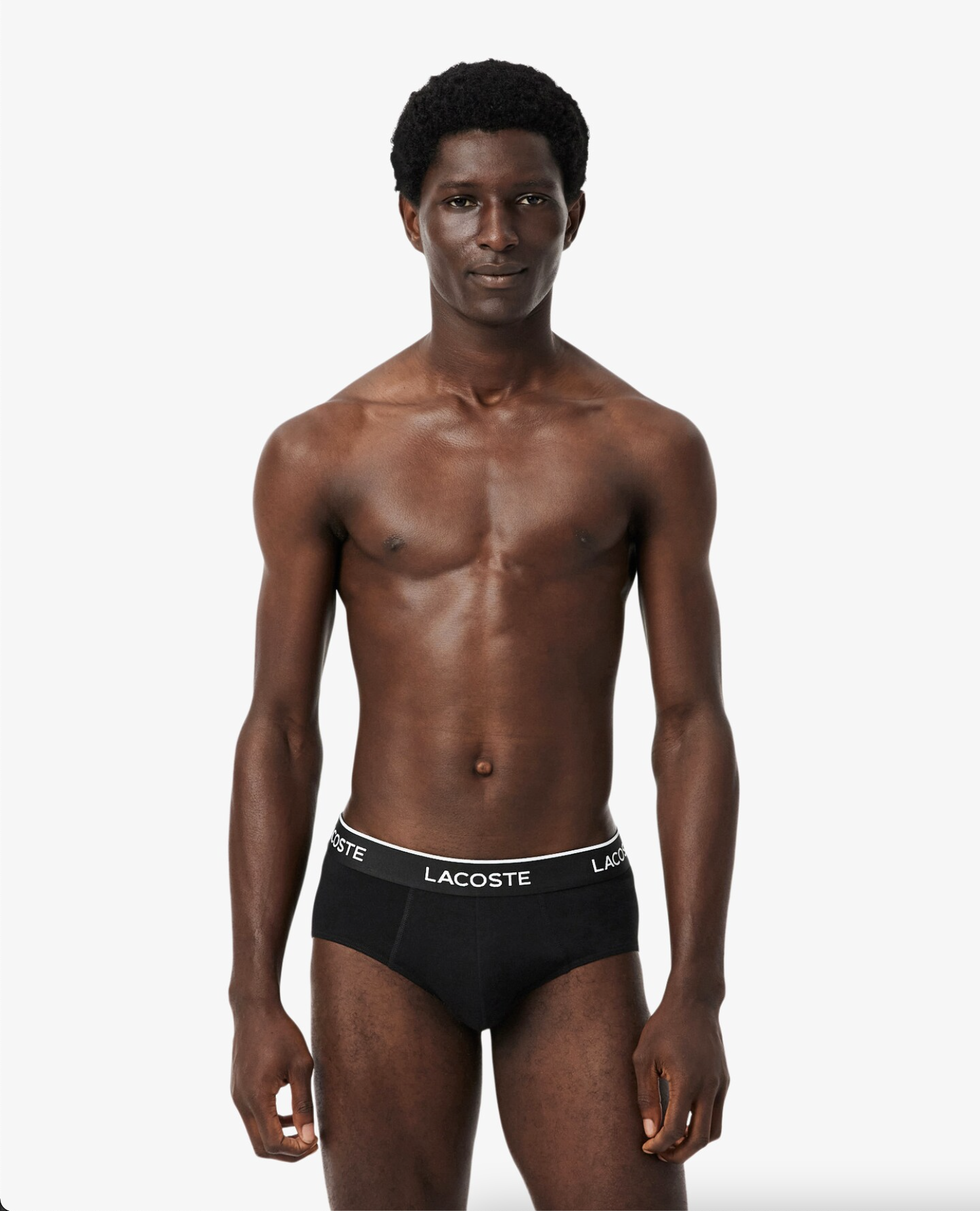 Lacoste Lacoste Slip in cotone tinta unita con logo — 4/5
