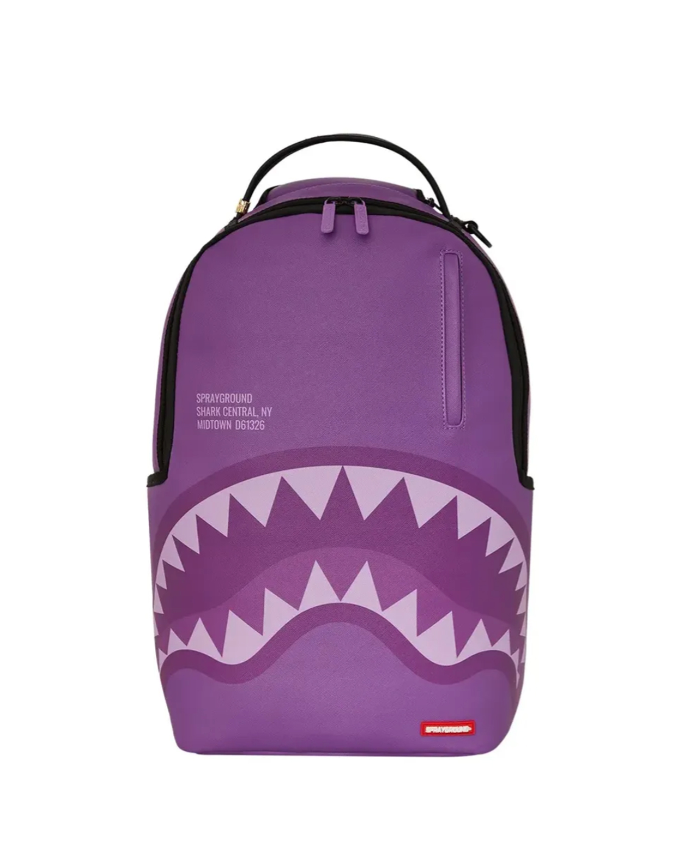 Sprayground PURPLE SHARK CENTRAL DLXVS BACKPACK