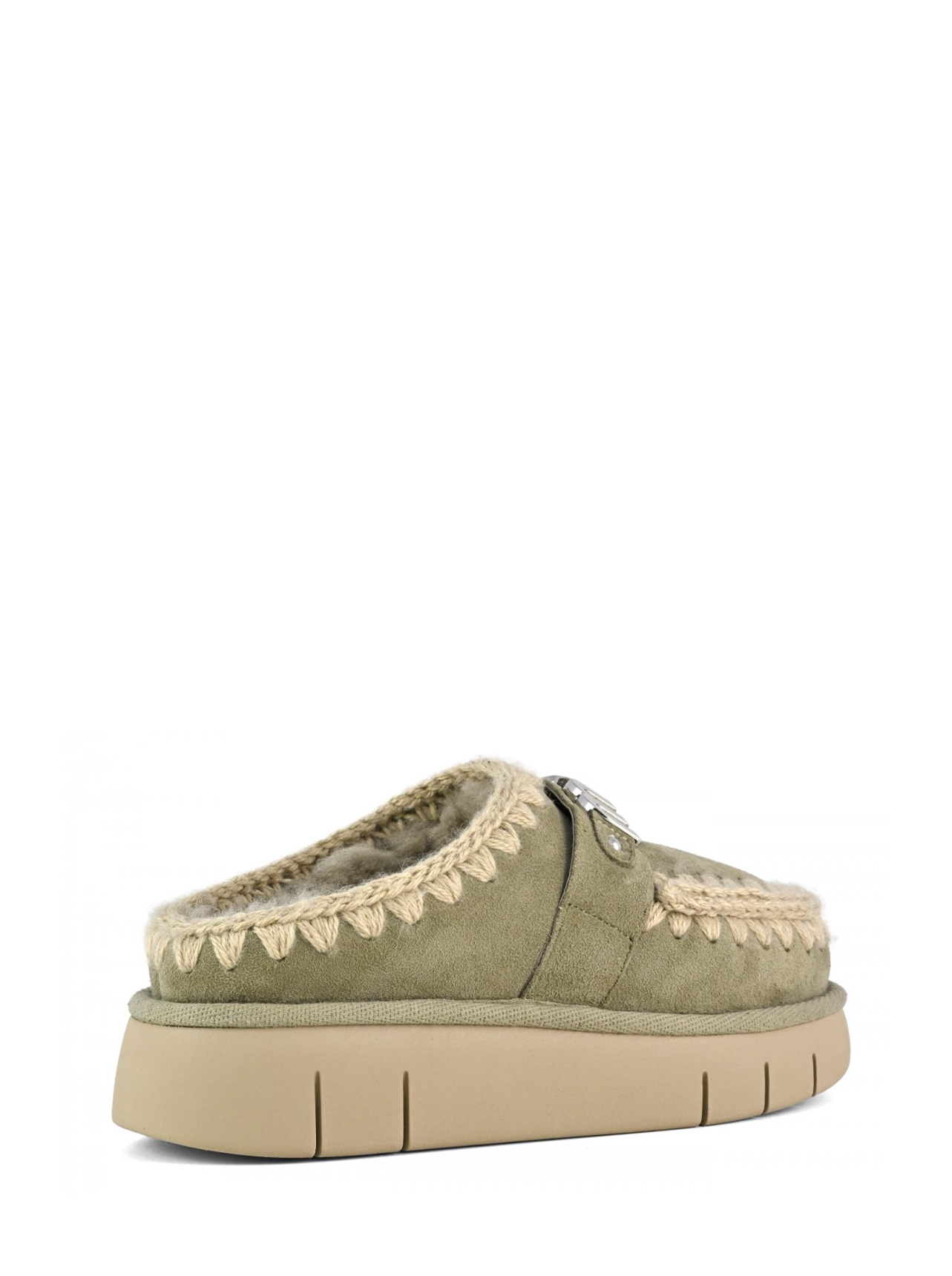 Mou Bounce clog metal logo